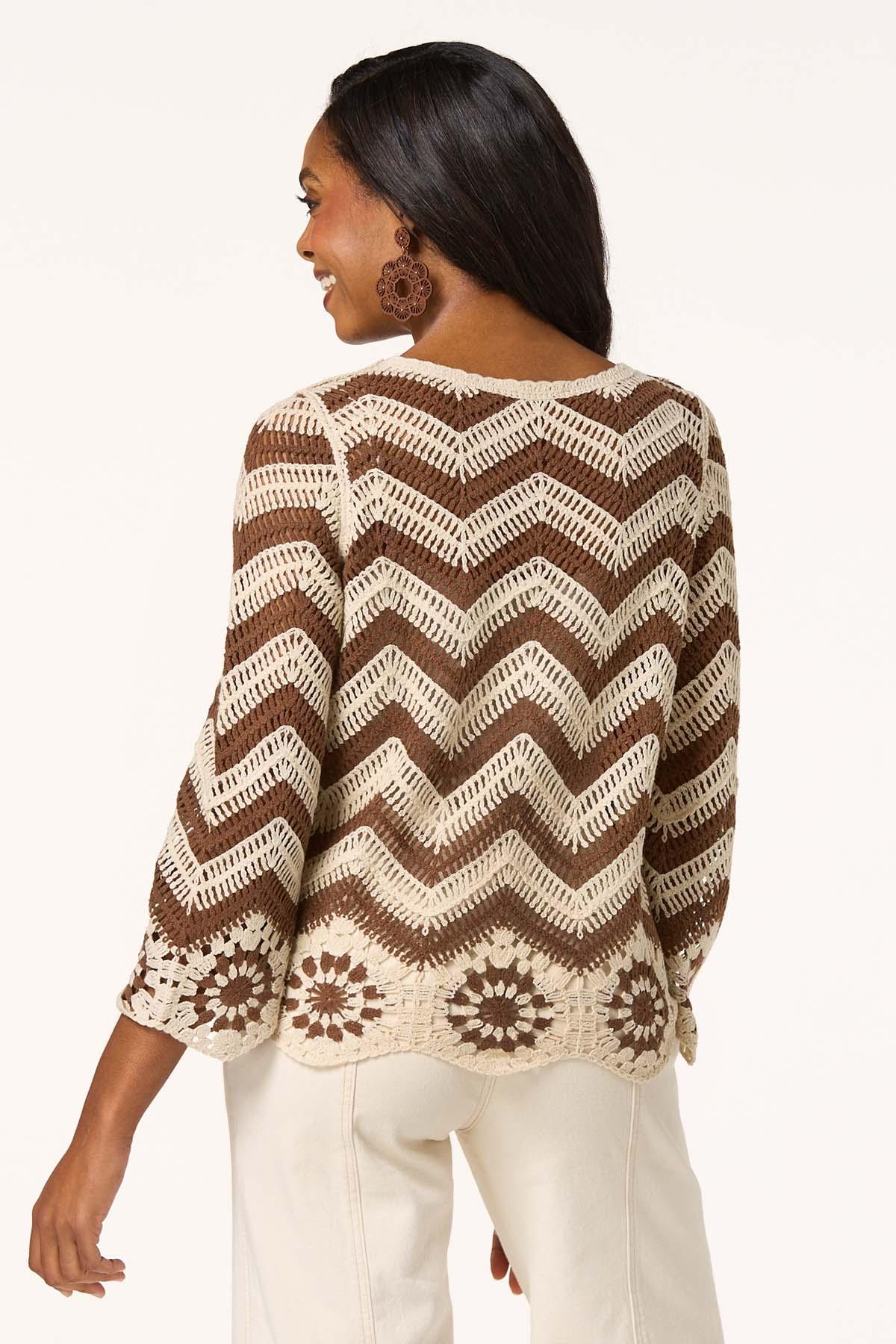  Cato Fashions | Cato Chevron Crochet Sweater