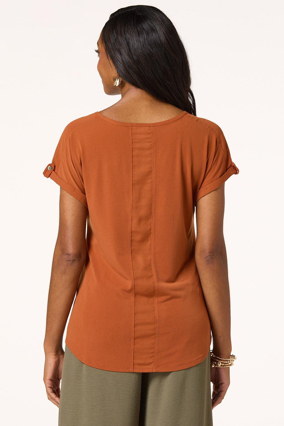  Cato Fashions | Cato Chiffon Back Dolman Sleeve Top