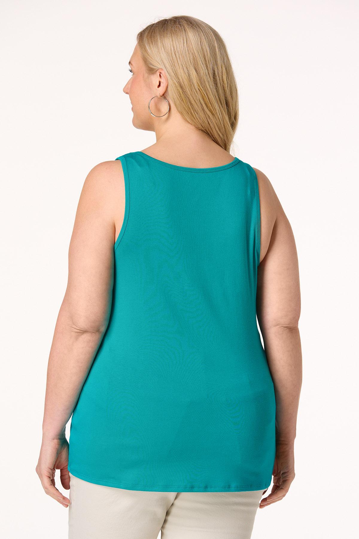  Cato Fashions | Cato Plus Size Solid Essential Tank
