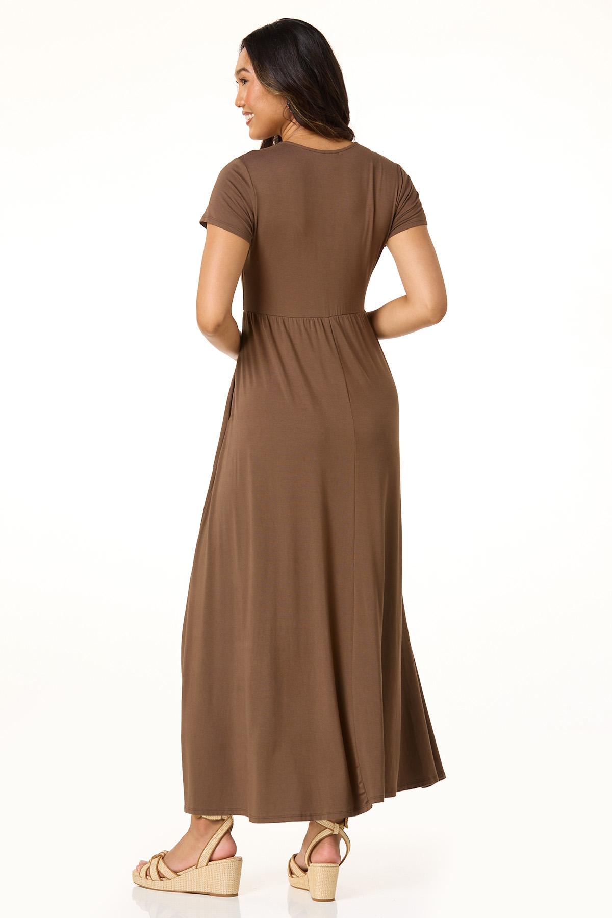 Cato Fashions | Cato Solid Scoop Neck Maxi Dress