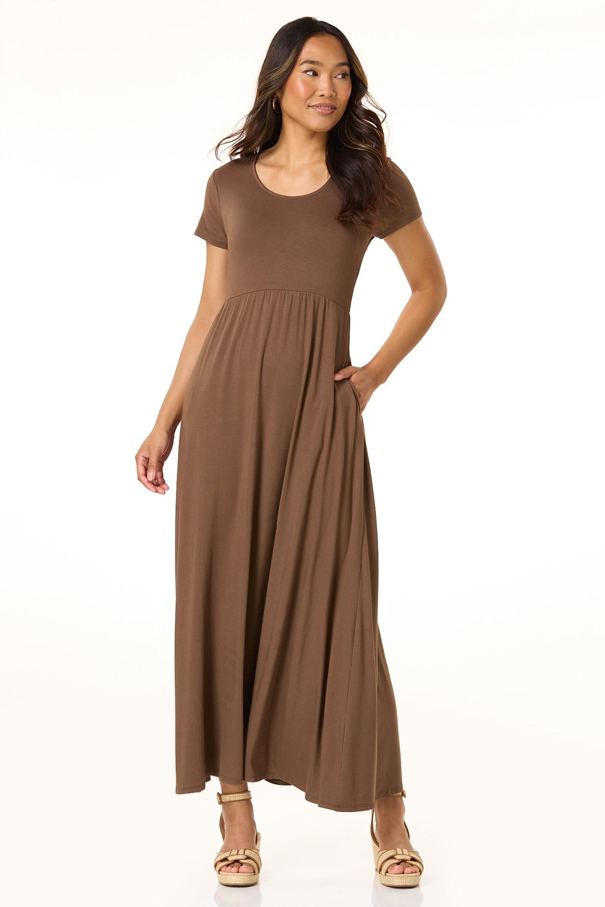  Cato Fashions | Cato Solid Scoop Neck Maxi Dress