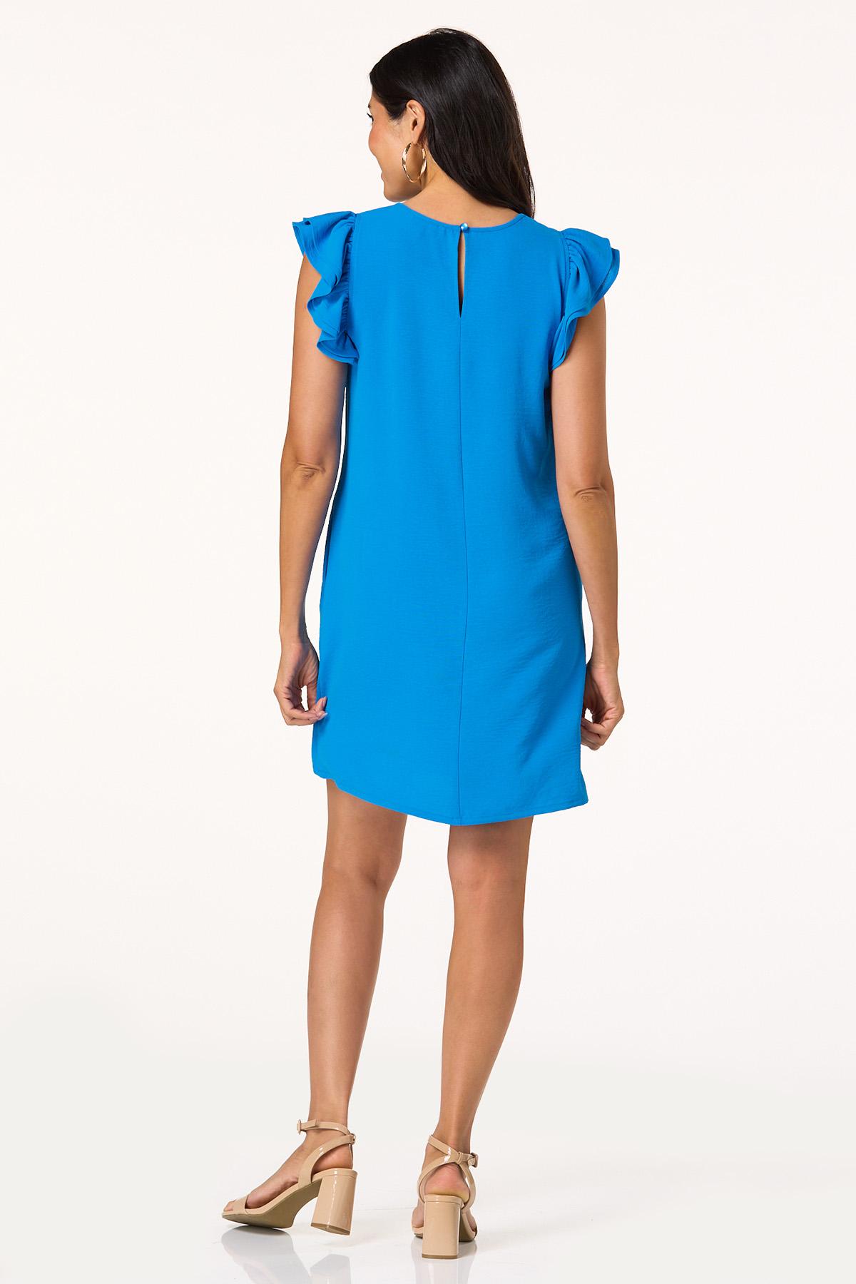  Cato Fashions | Cato Tiered Ruffled Sleeve Dress