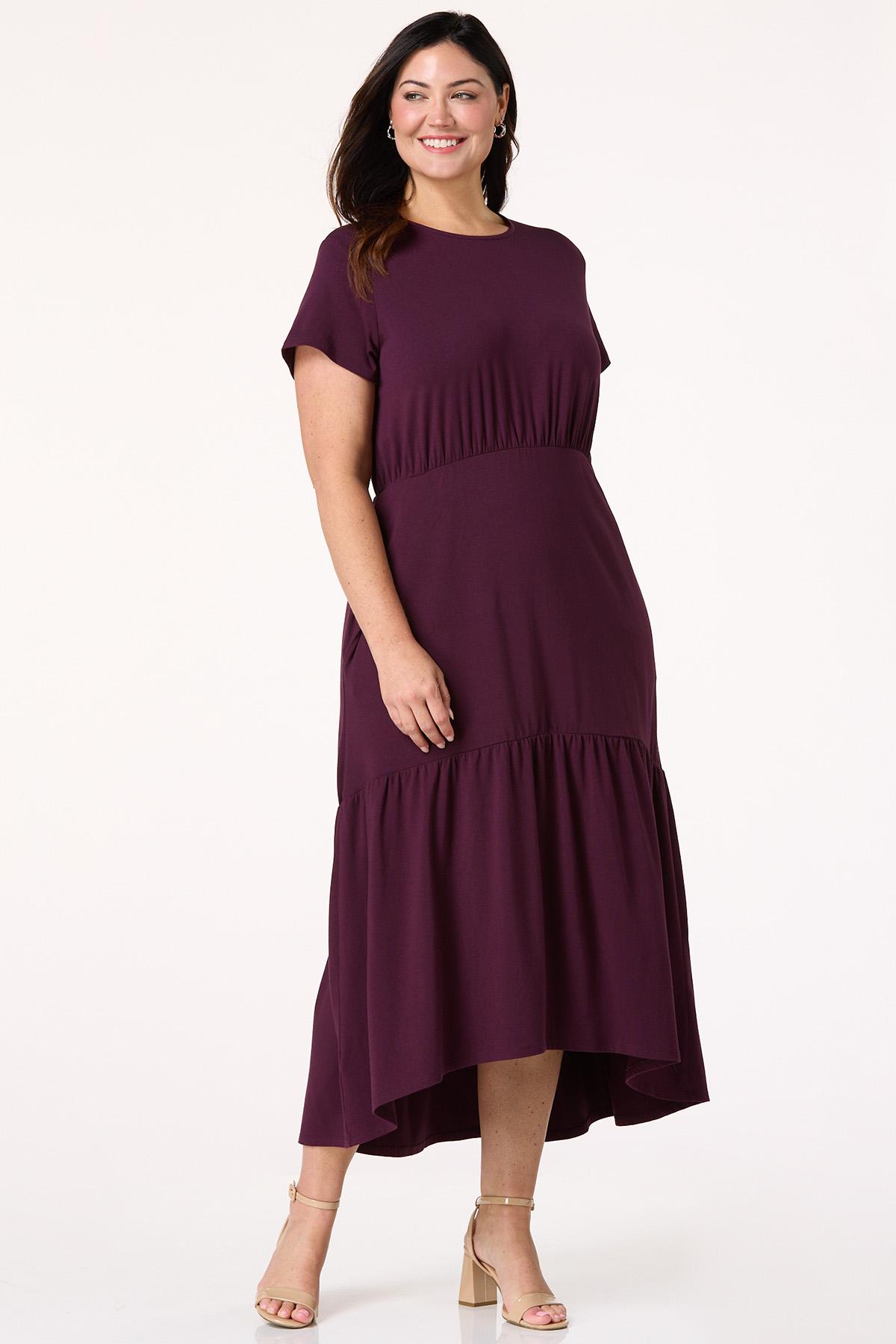  Cato Fashions | Cato Plus Size Curved Empire Midi Dress