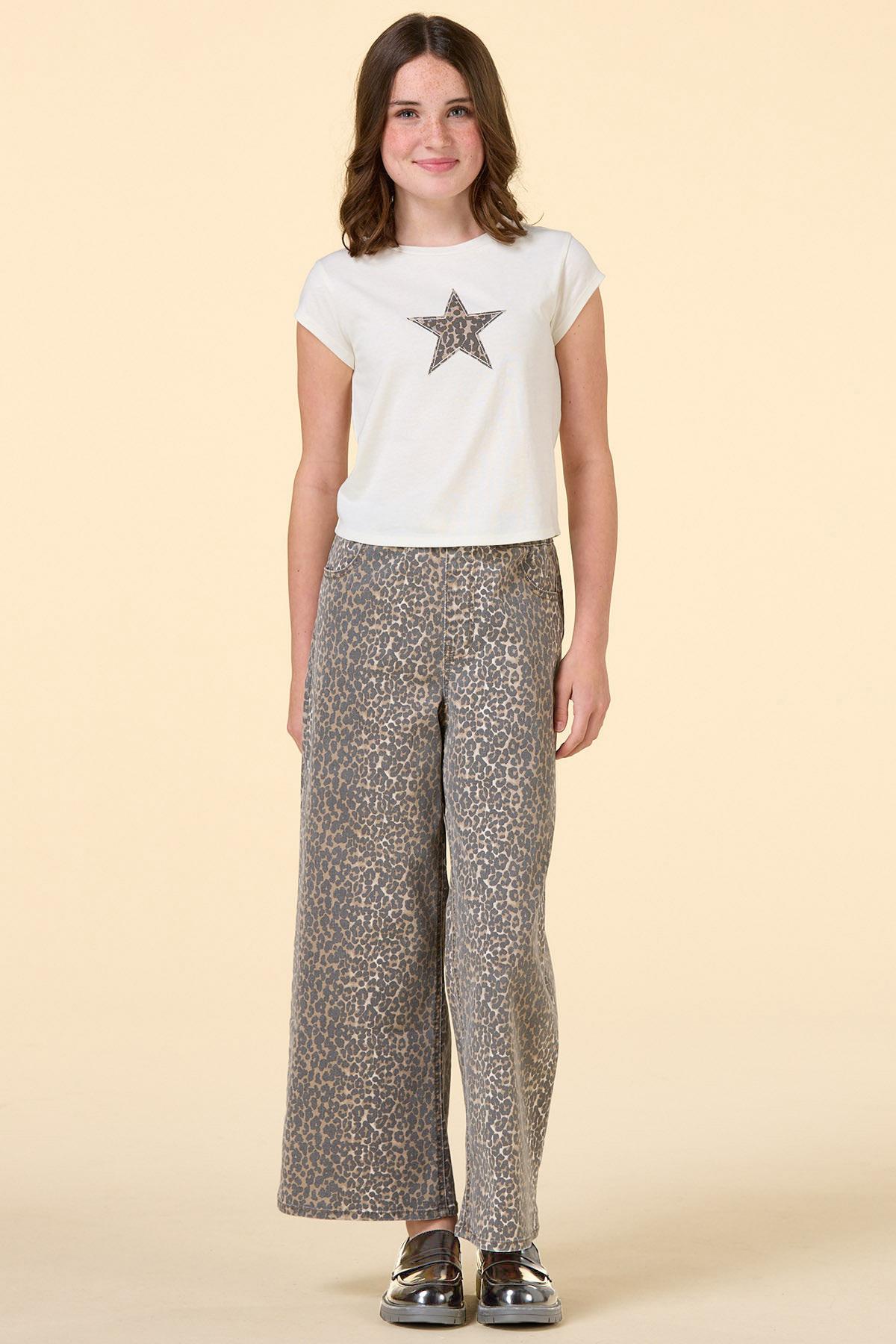  Cato Fashions | Cato Girls Leopard Drawstring Jeans