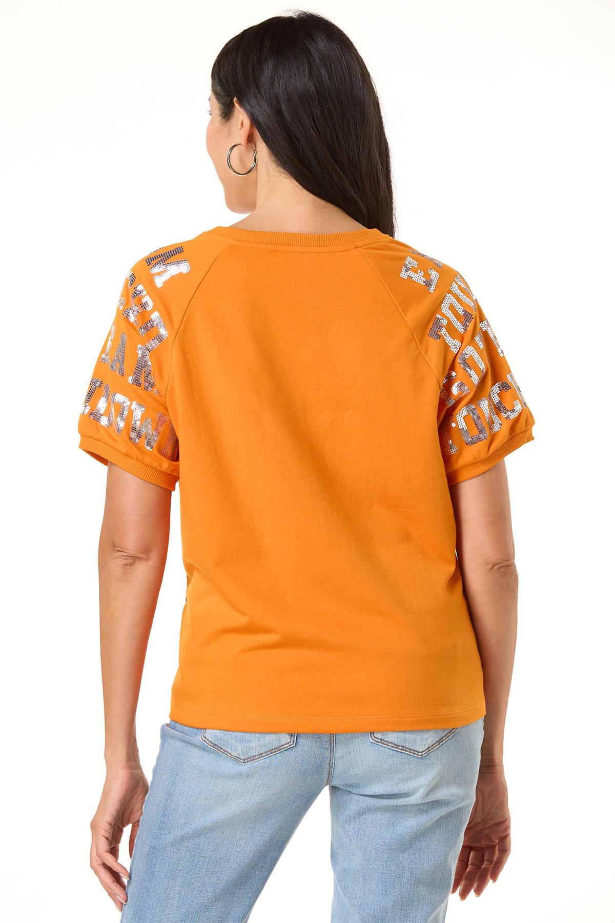  Cato Fashions | Cato Sporty Sequin French Terry Top