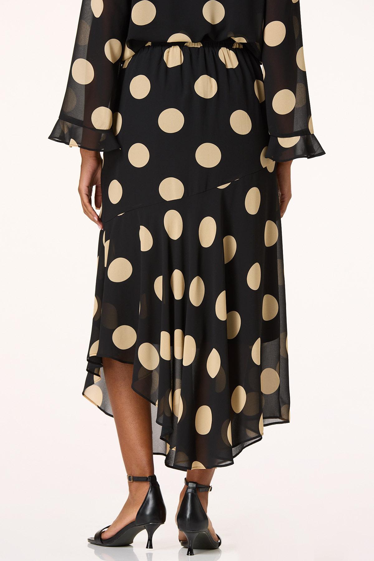 Cato Fashions | Cato Polka Dot Midi Skirt
