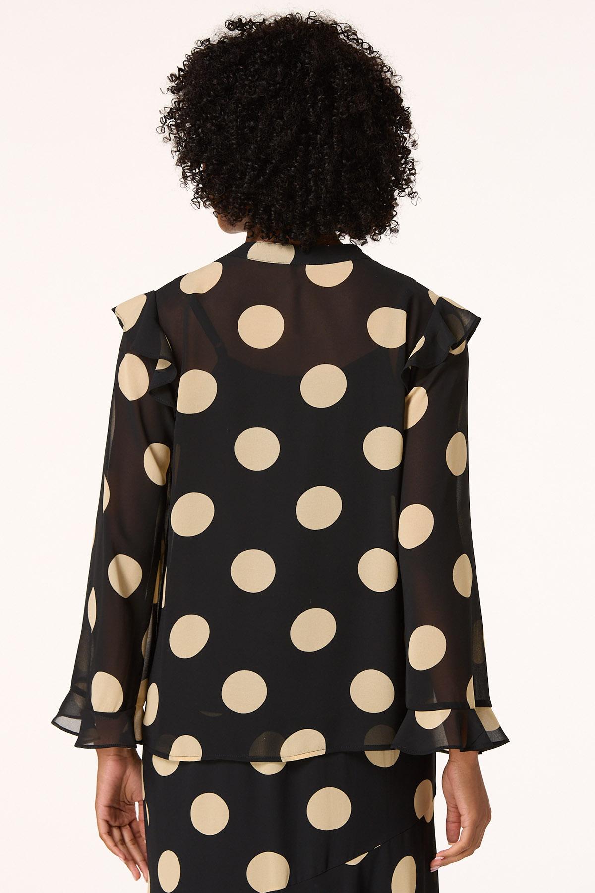 トップス ekka. POLYPLOID TACOMAFUJIRECORDS Black 2 Pk Polka Dot Tops X33093