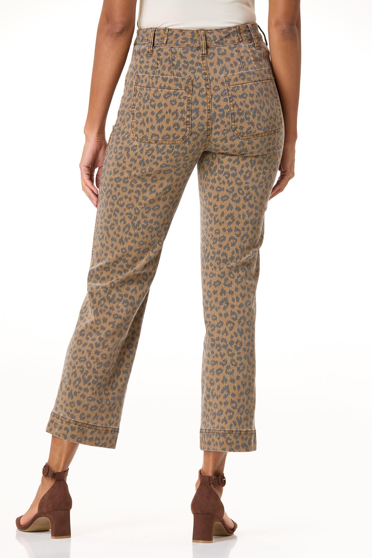  Cato Fashions | Cato Leopard Print Twill Pants