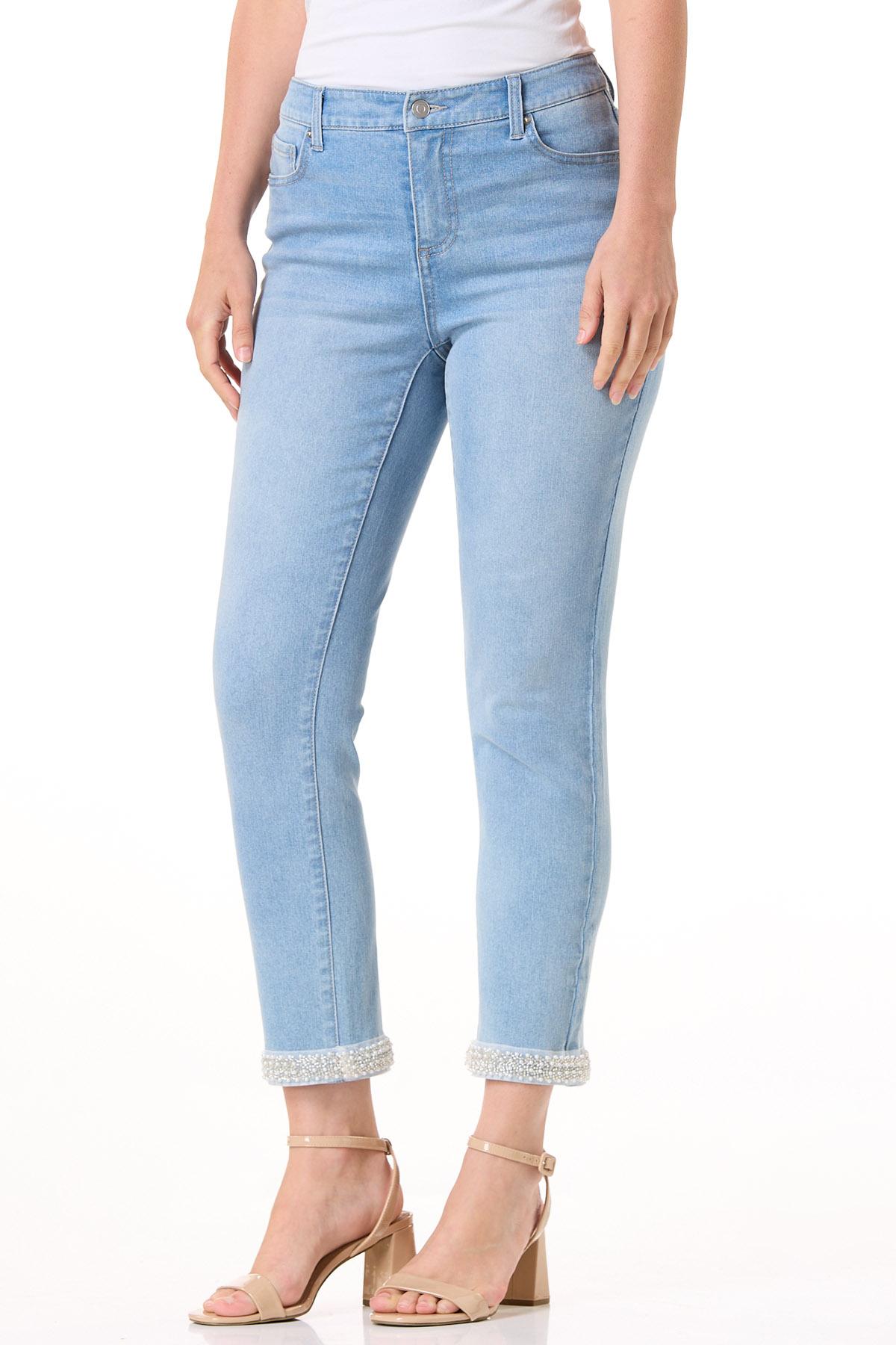 Cato Fashions | Cato Pearl Hem Ankle Jeans