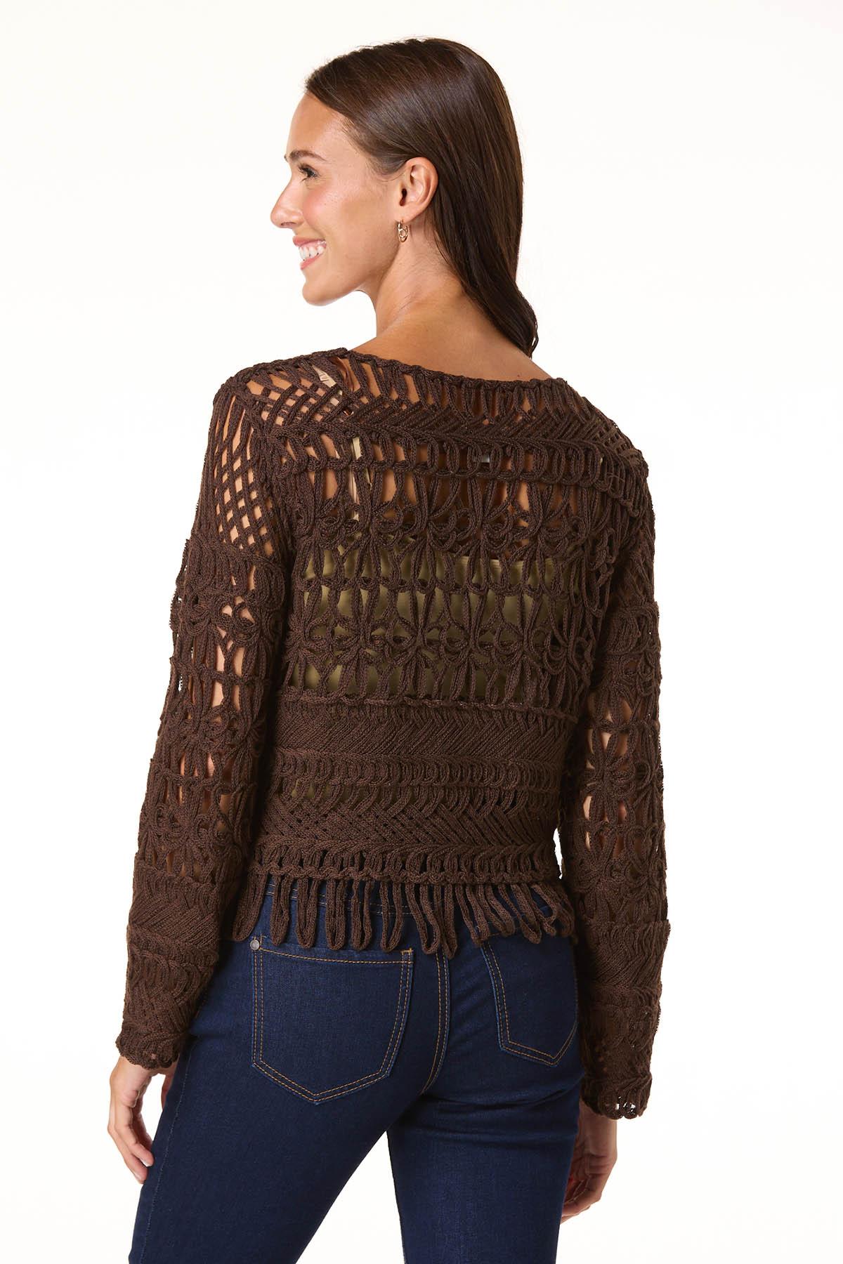  Cato Fashions | Cato Soutache Crochet Cardi