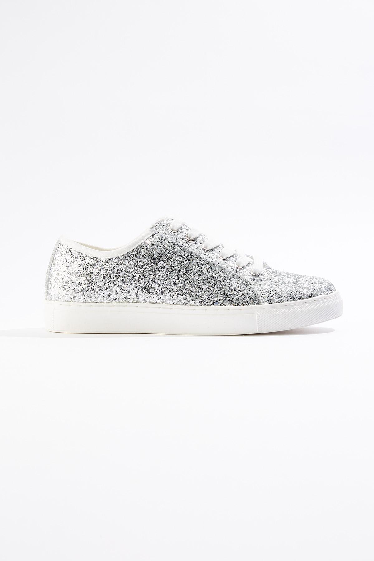 Cato Fashions | Cato Silver Glitter Sneakers