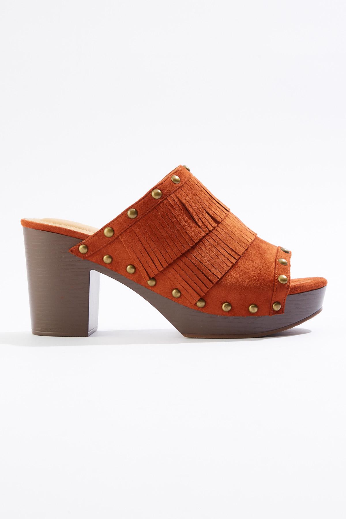 Cato Fashions | Cato Fringe Vamp Platform Heels