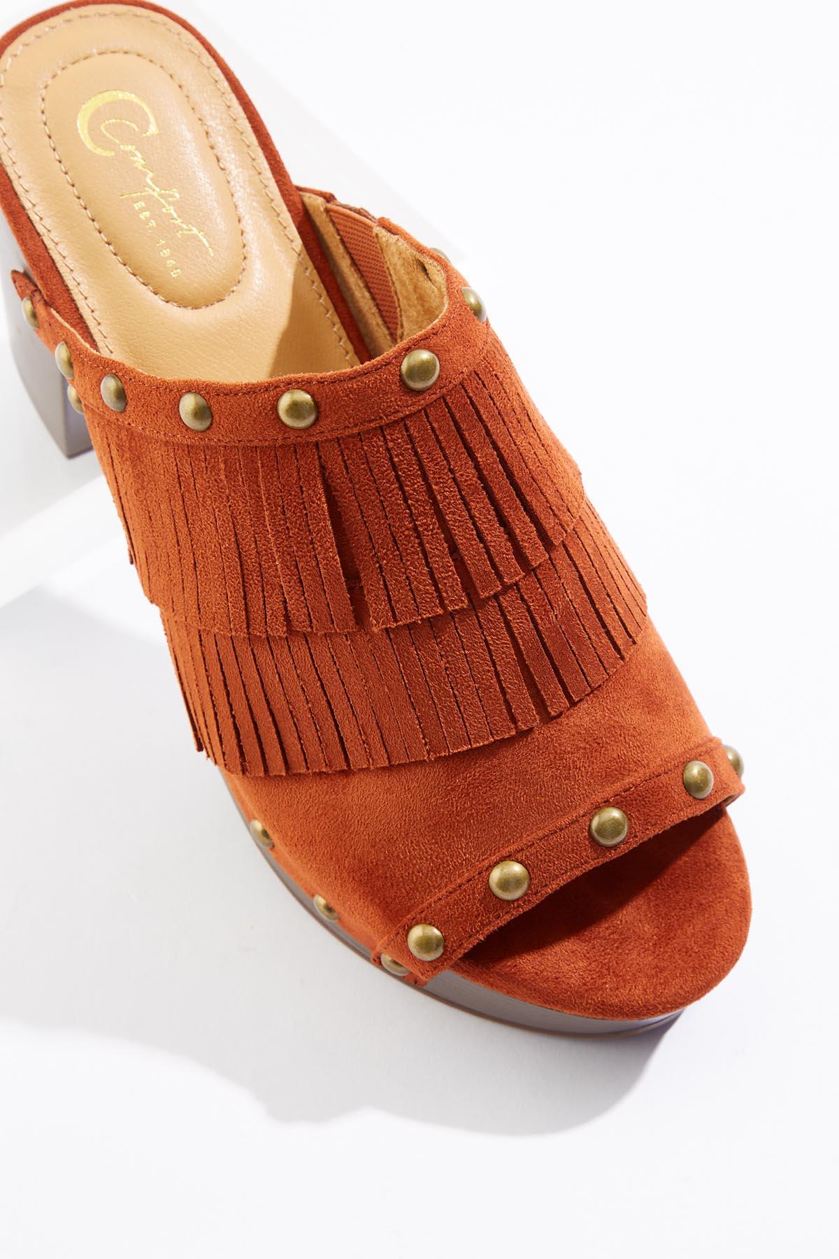 Cato Fashions | Cato Fringe Vamp Platform Heels