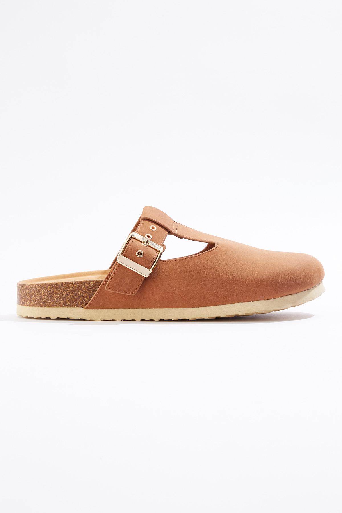  Cato Fashions | Cato Buckle Strap Slip- On Clogs