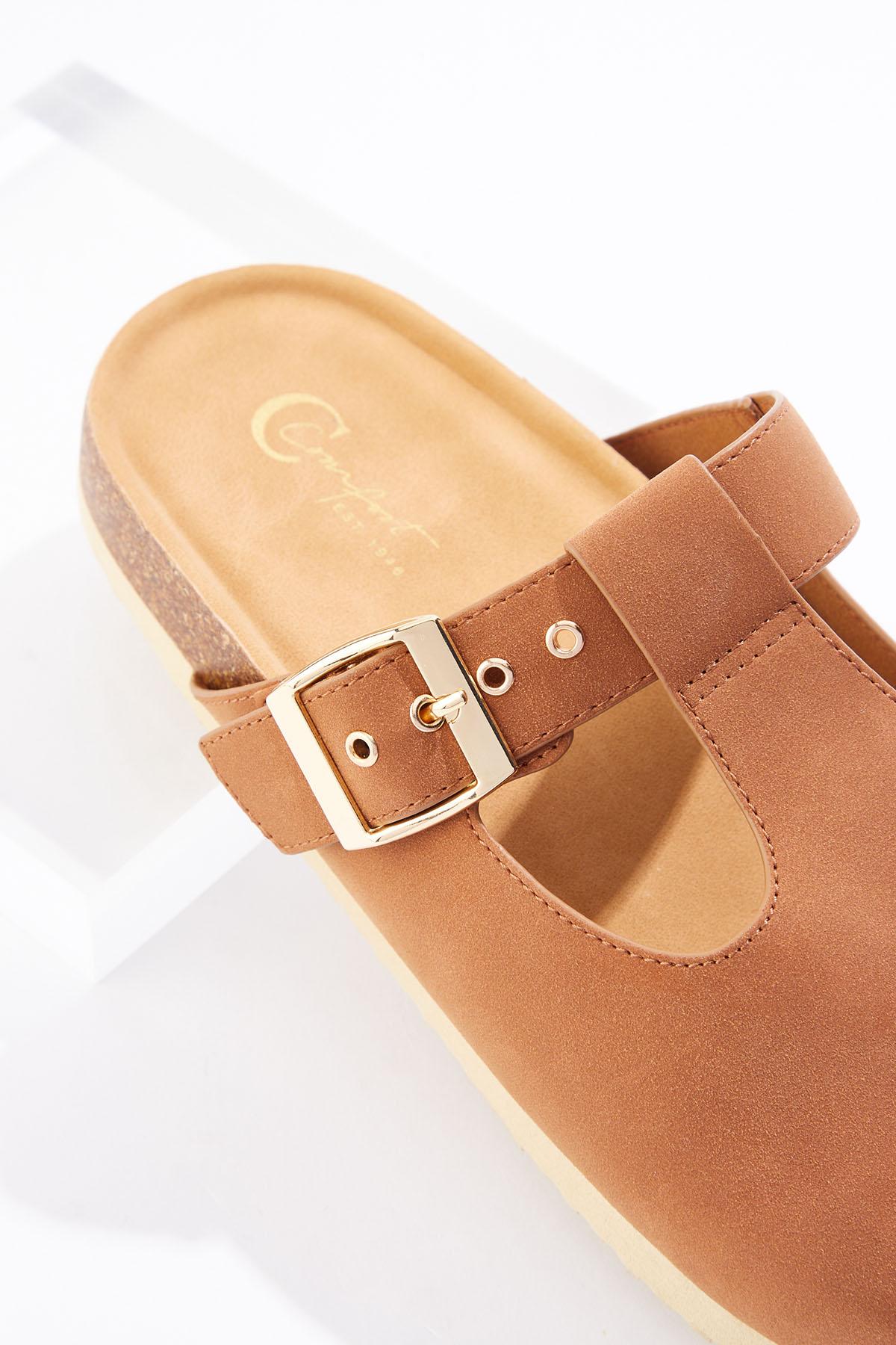  Cato Fashions | Cato Buckle Strap Slip- On Clogs