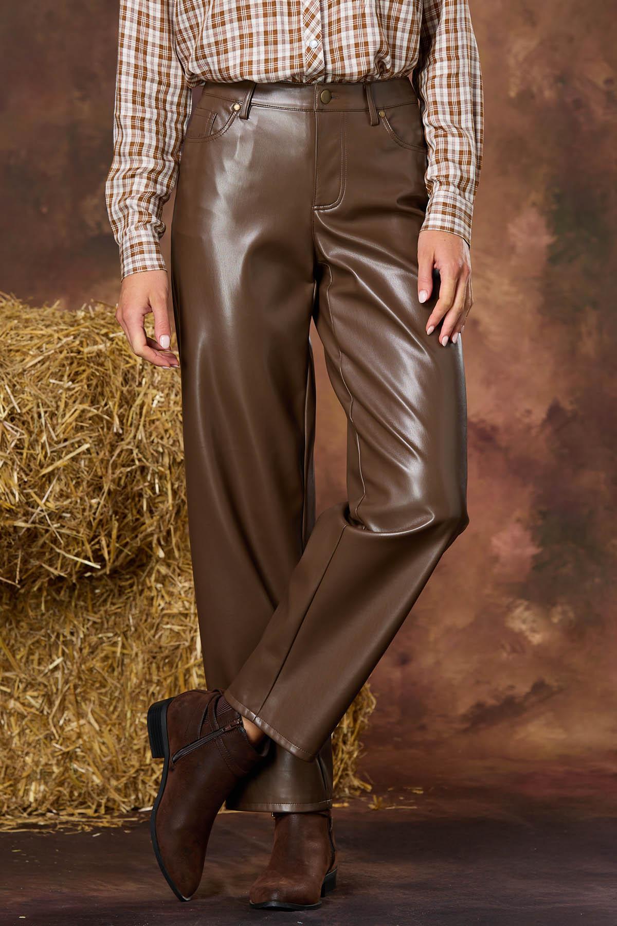 Cato Fashions | Cato Faux Leather Barrel Pants