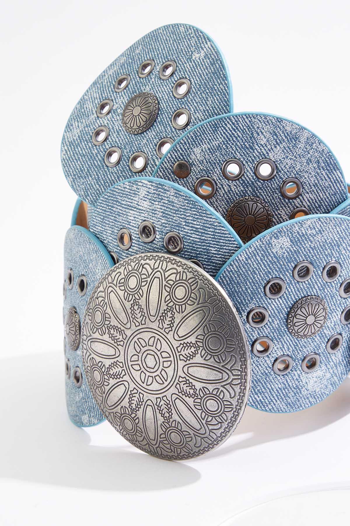 Cato Fashions | Cato Faux Leather Denim Disc Belt