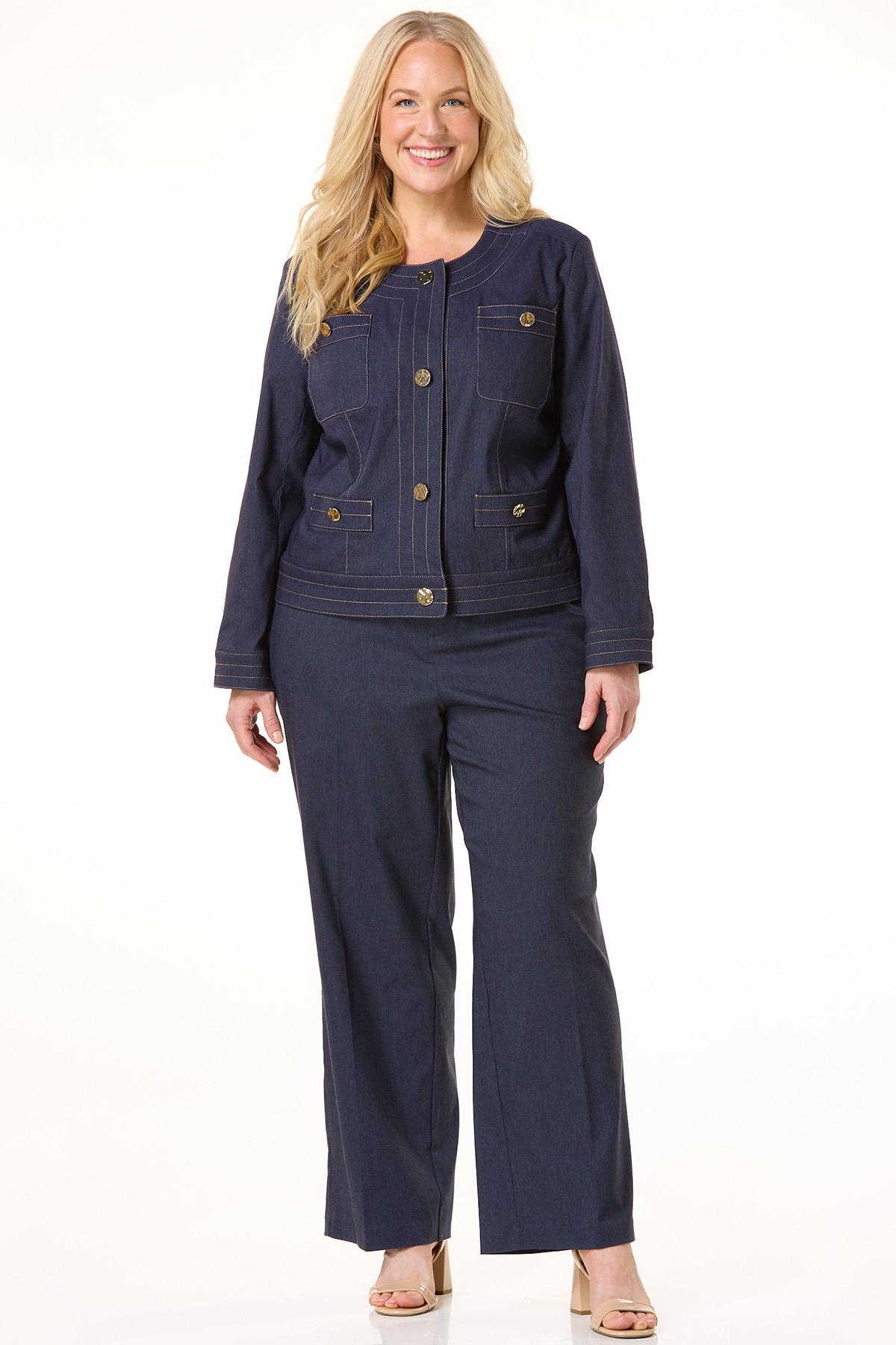  Cato Fashions | Cato Plus Size Gold Button Denim Pants