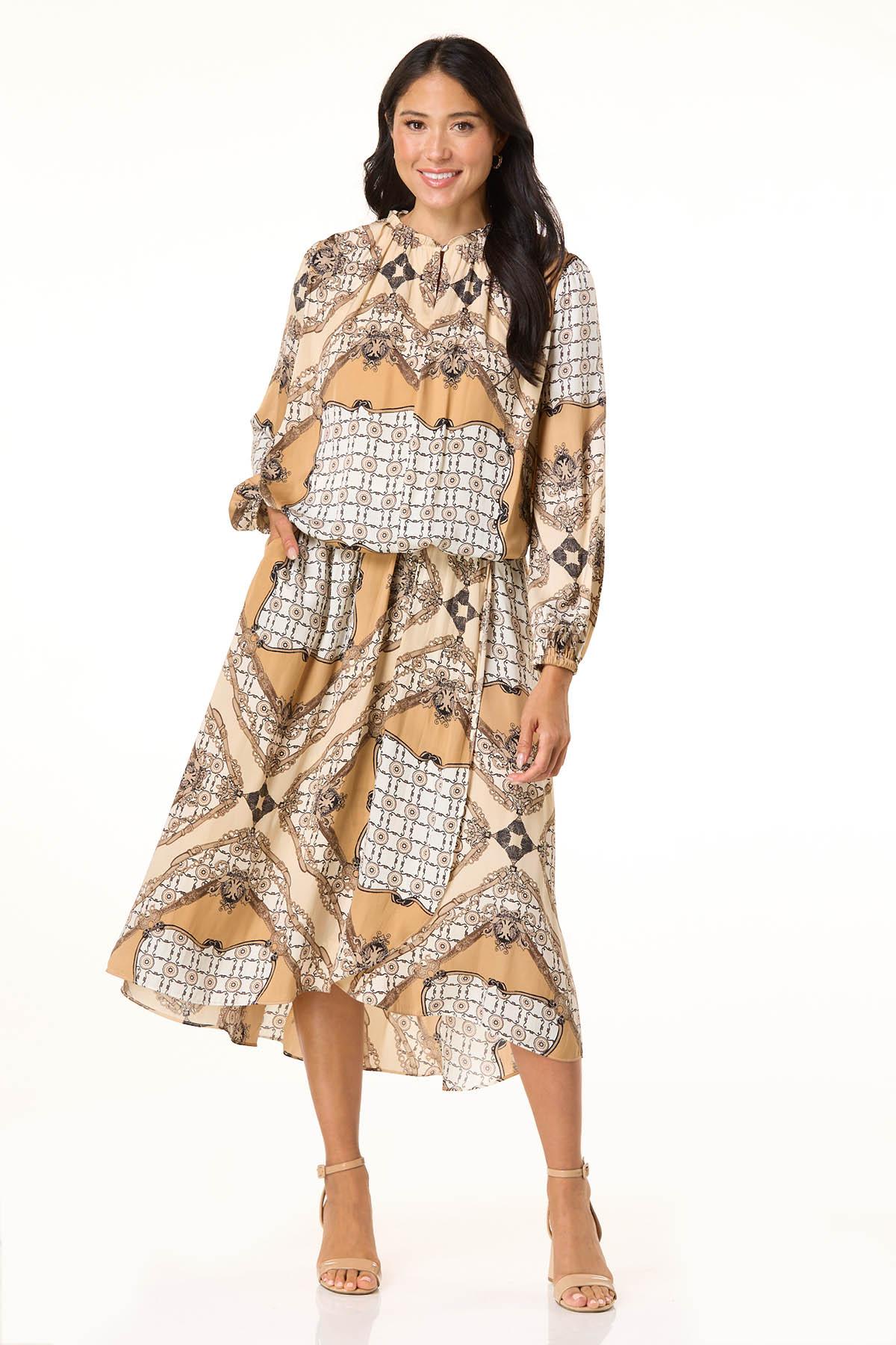  Cato Fashions | Cato Medallion Link Midi Skirt