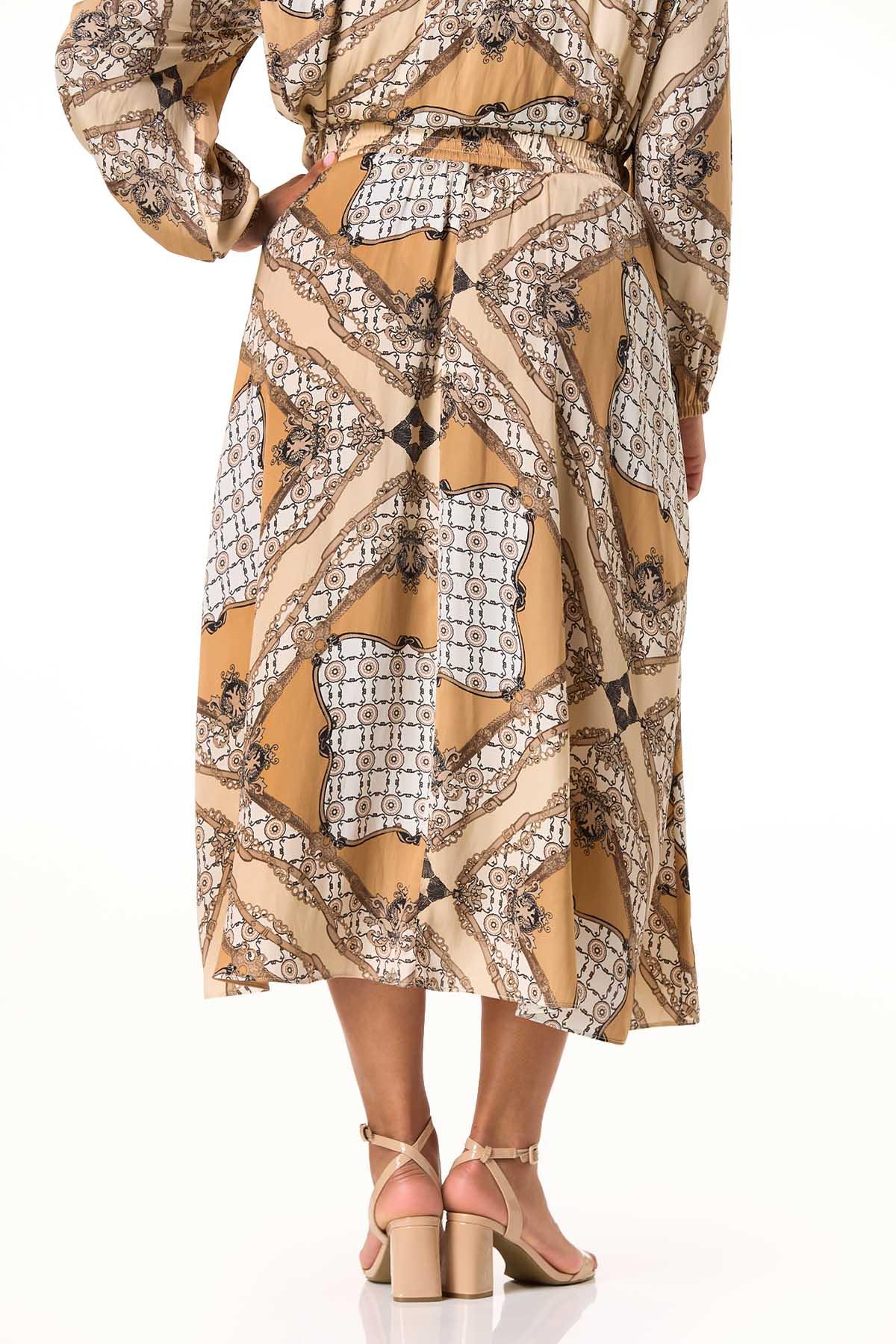  Cato Fashions | Cato Plus Size Medallion Link Midi Skirt