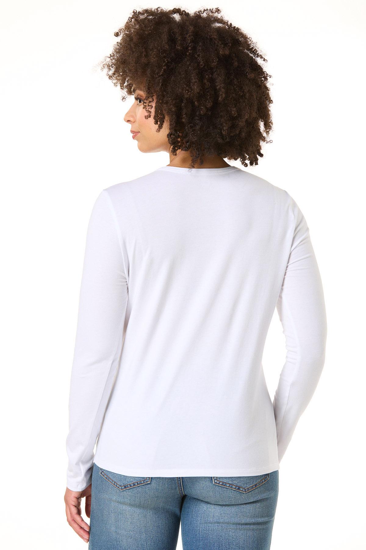  Cato Fashions | Cato Solid Crewneck Top