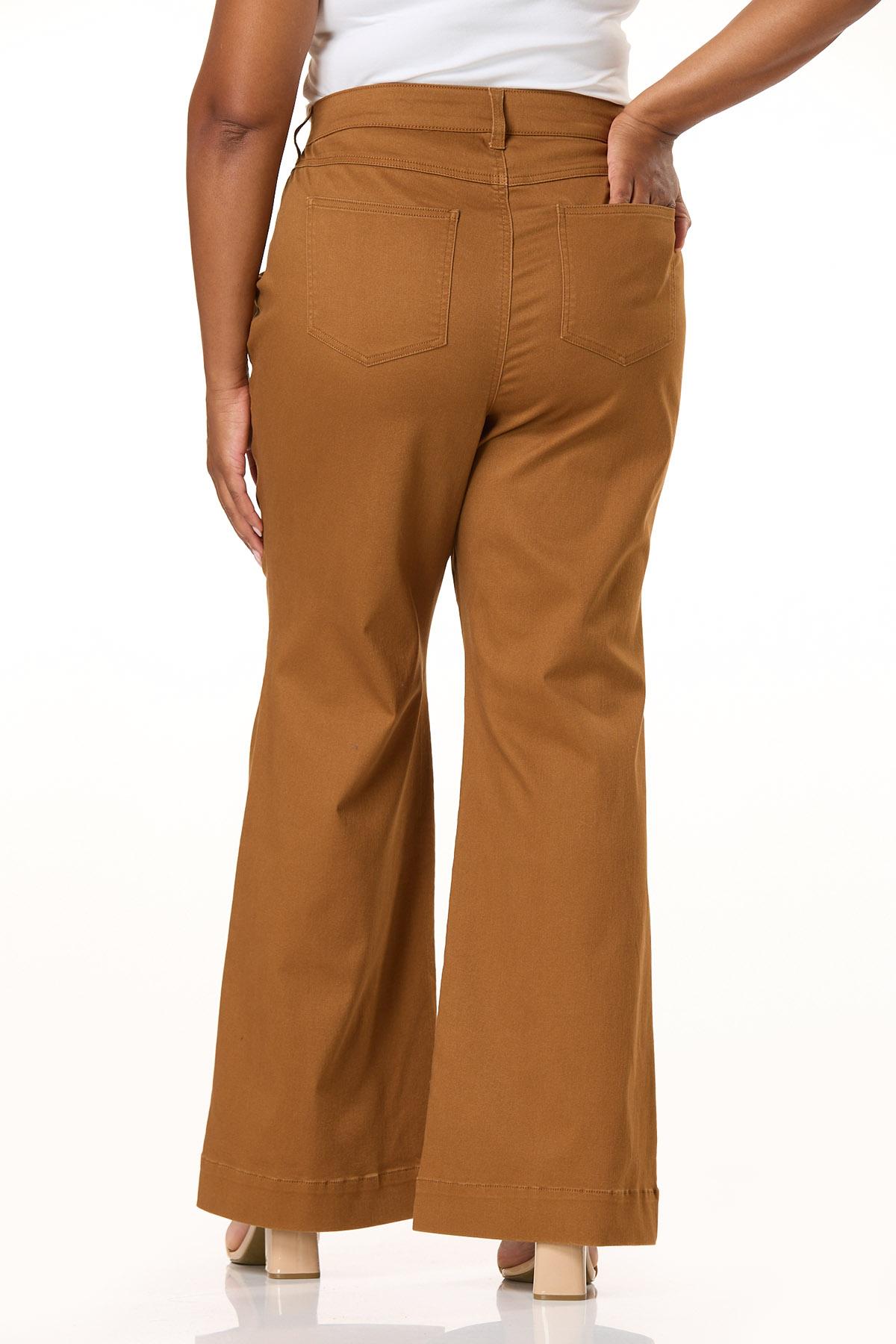 Cato Fashions | Cato Plus Size Stretch Waist Wide Leg Pants