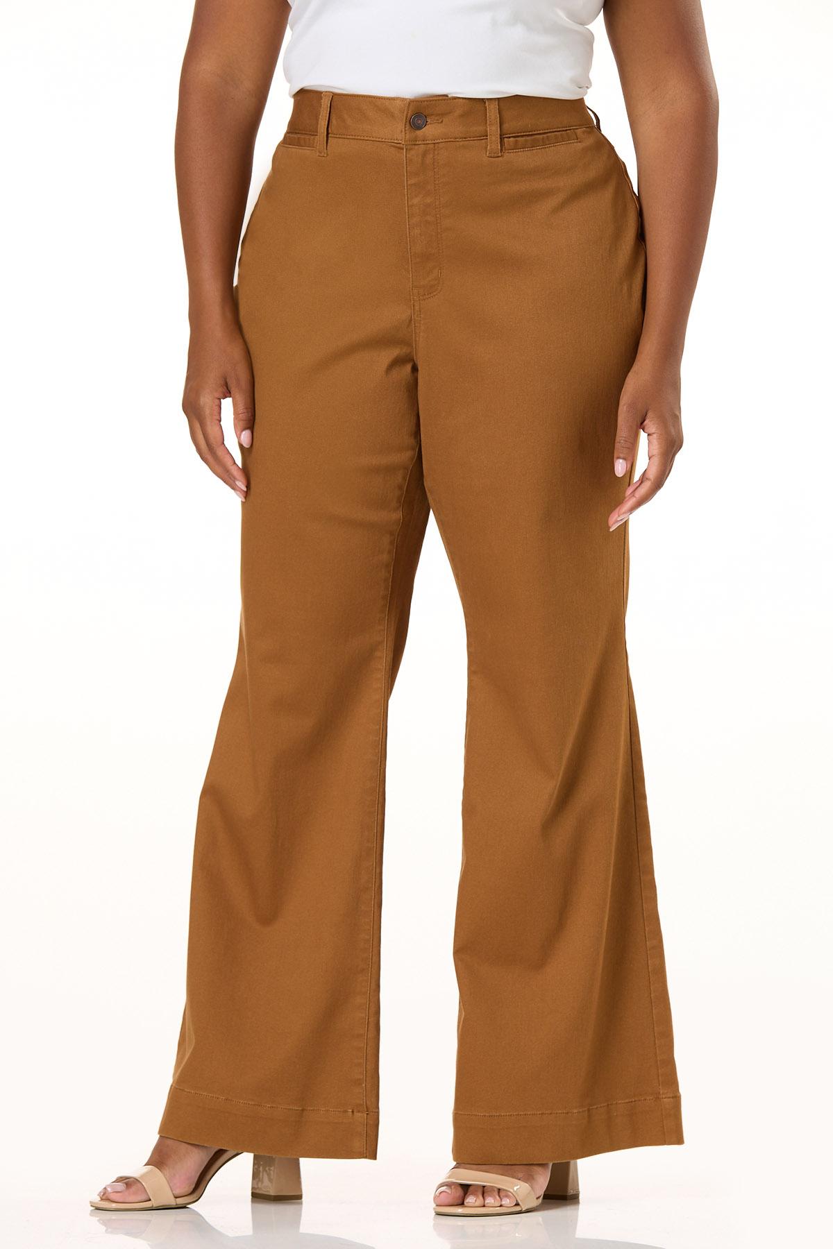 Cato Fashions | Cato Plus Size Stretch Waist Wide Leg Pants
