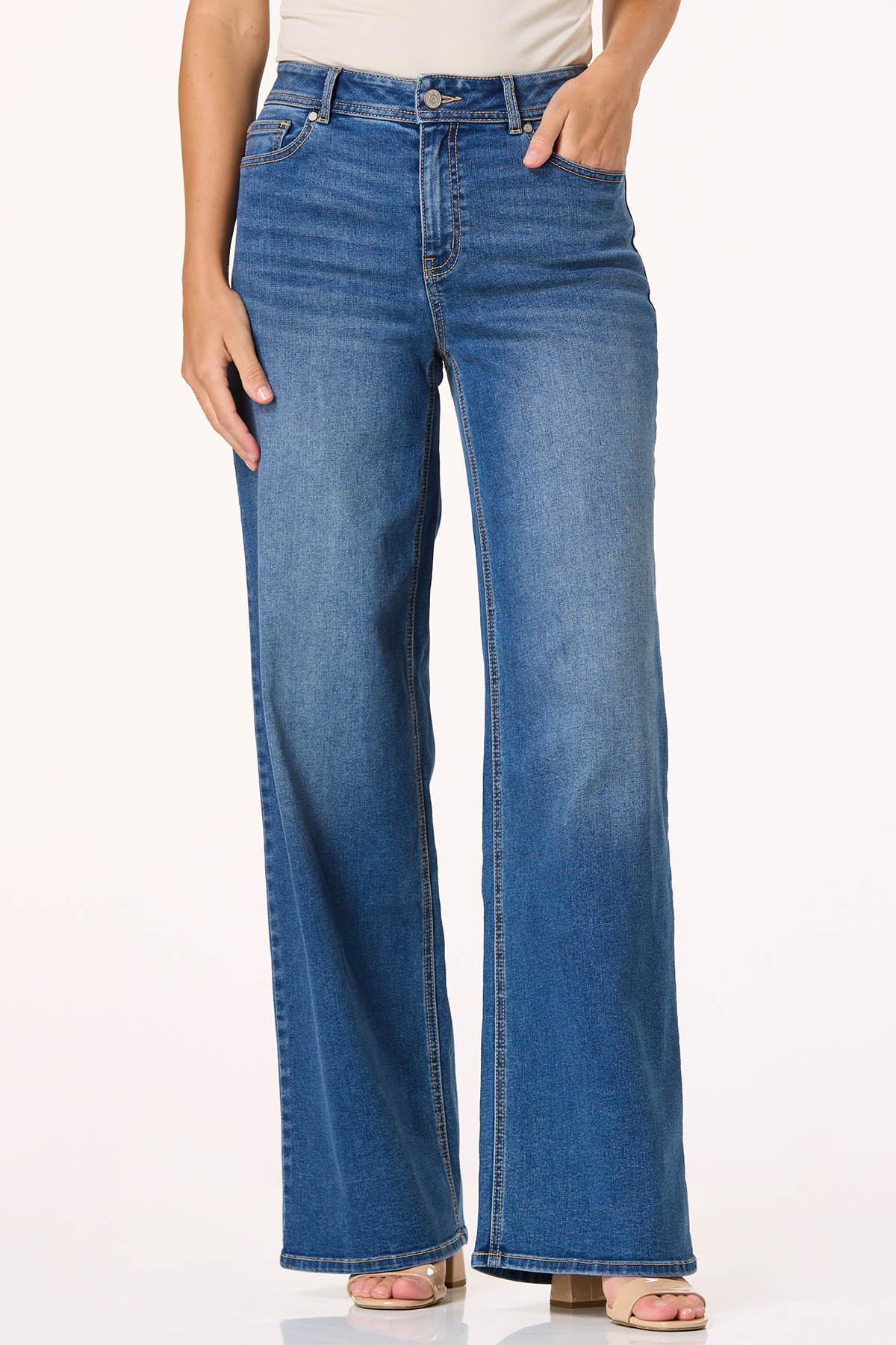  Cato Fashions | Cato Petite High Rise Wide Leg Jeans