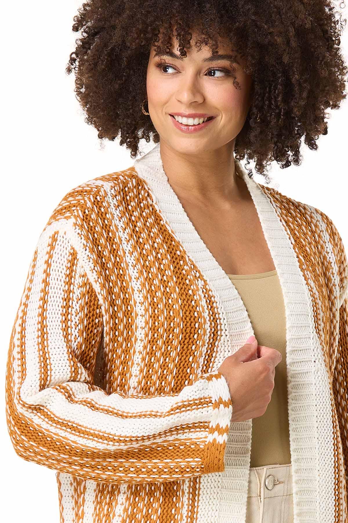 Cato Fashions | Cato Chunky Stripe Cardigan