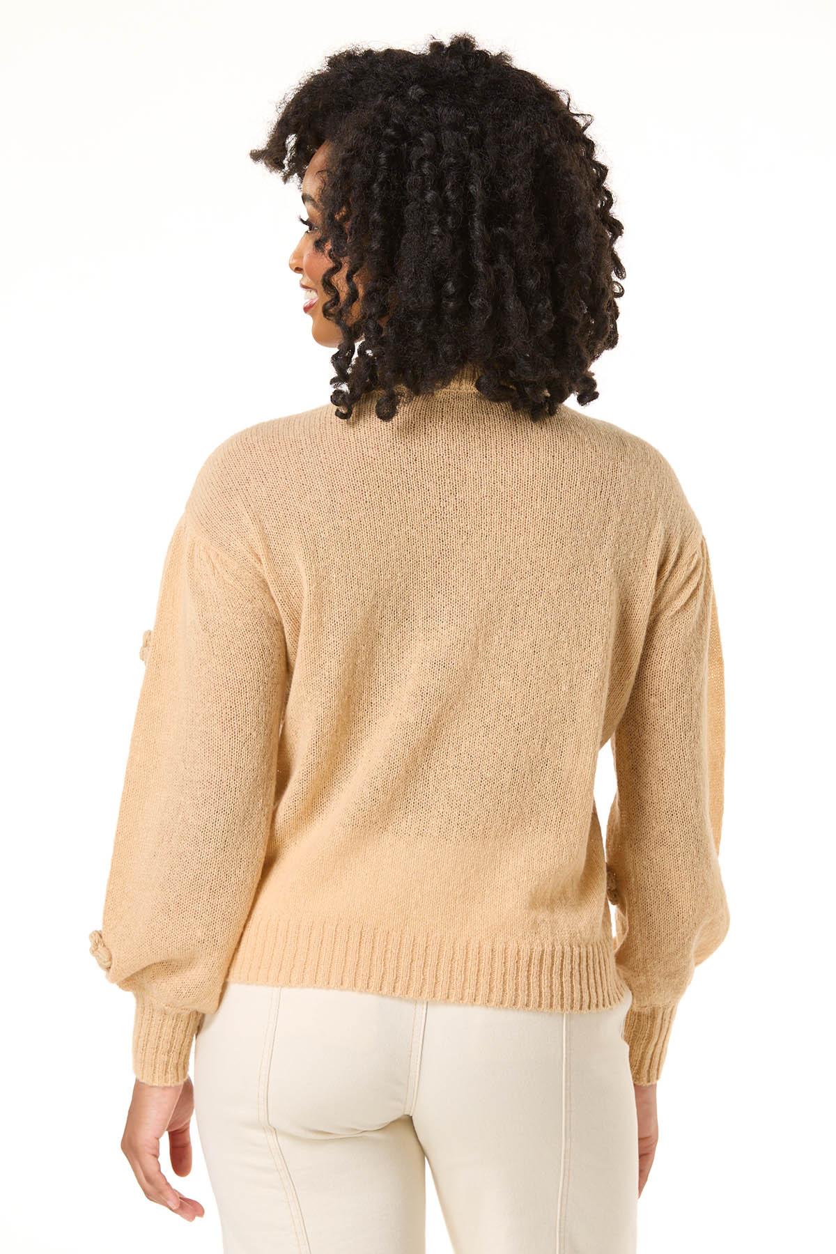 Cato Fashions | Cato Floral Mock Neck Sweater