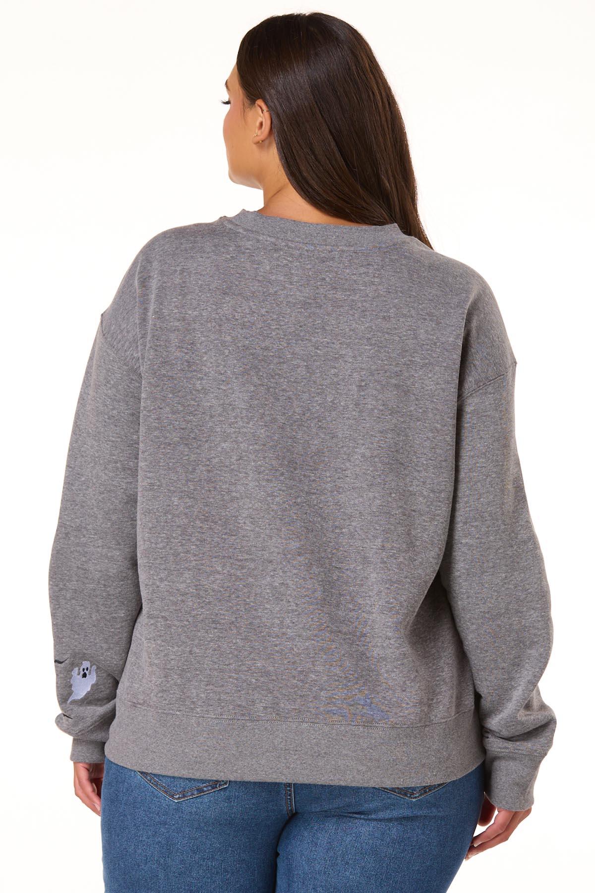 Cato Fashions | Cato Plus Size Embroidered Halloween Sweatshirt