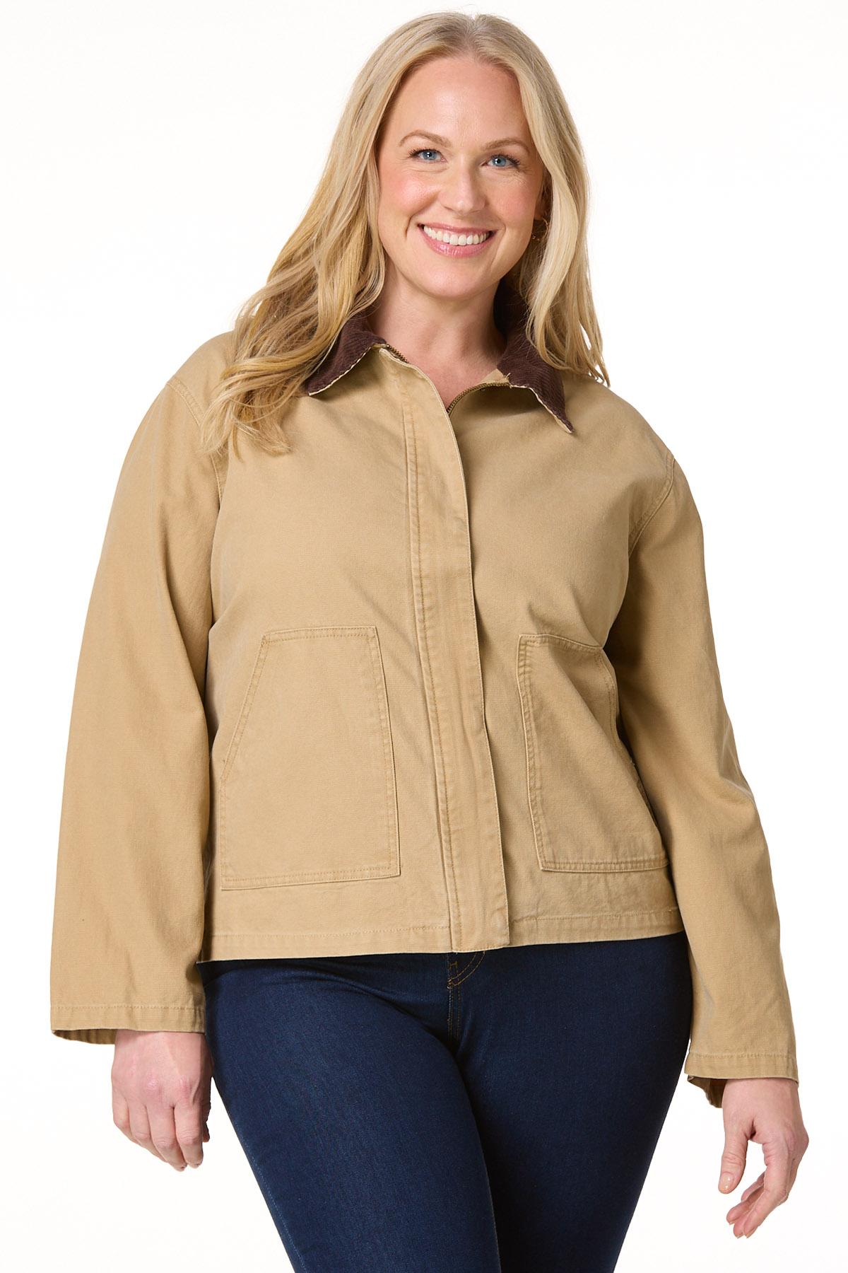 ジャケット・アウター mare TraditionalCorduroyCollarAline Coat FRAME Corduroy Collar Crop Jacket | Nordstrom