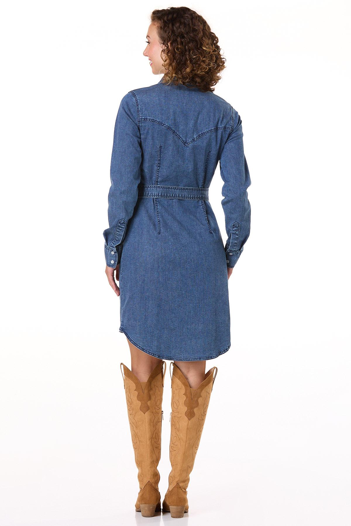 Cato Fashions | Cato Denim Tie Waist Dress