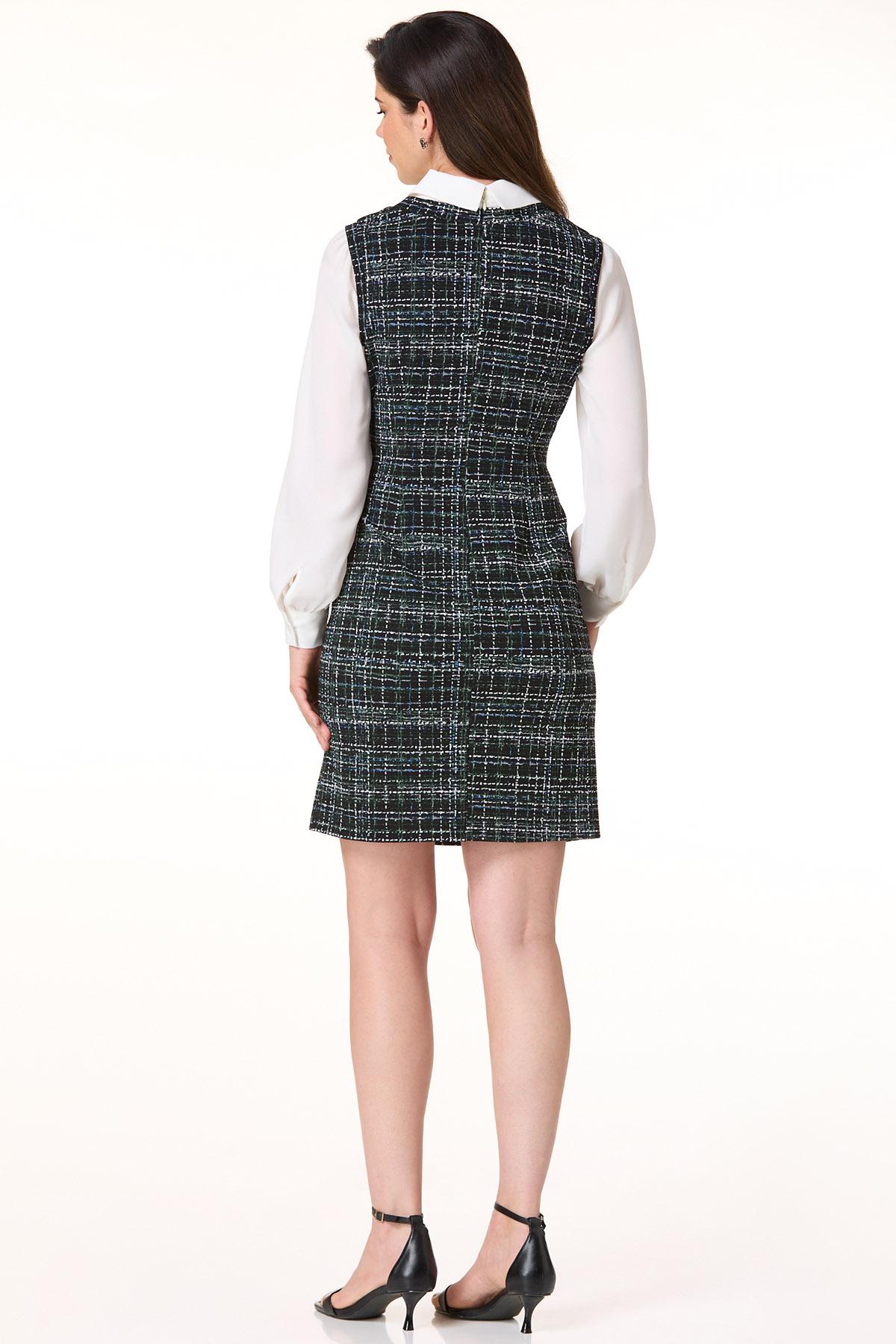 Cato Fashions | Cato Textured Multicolor Mixed Sweater Dress