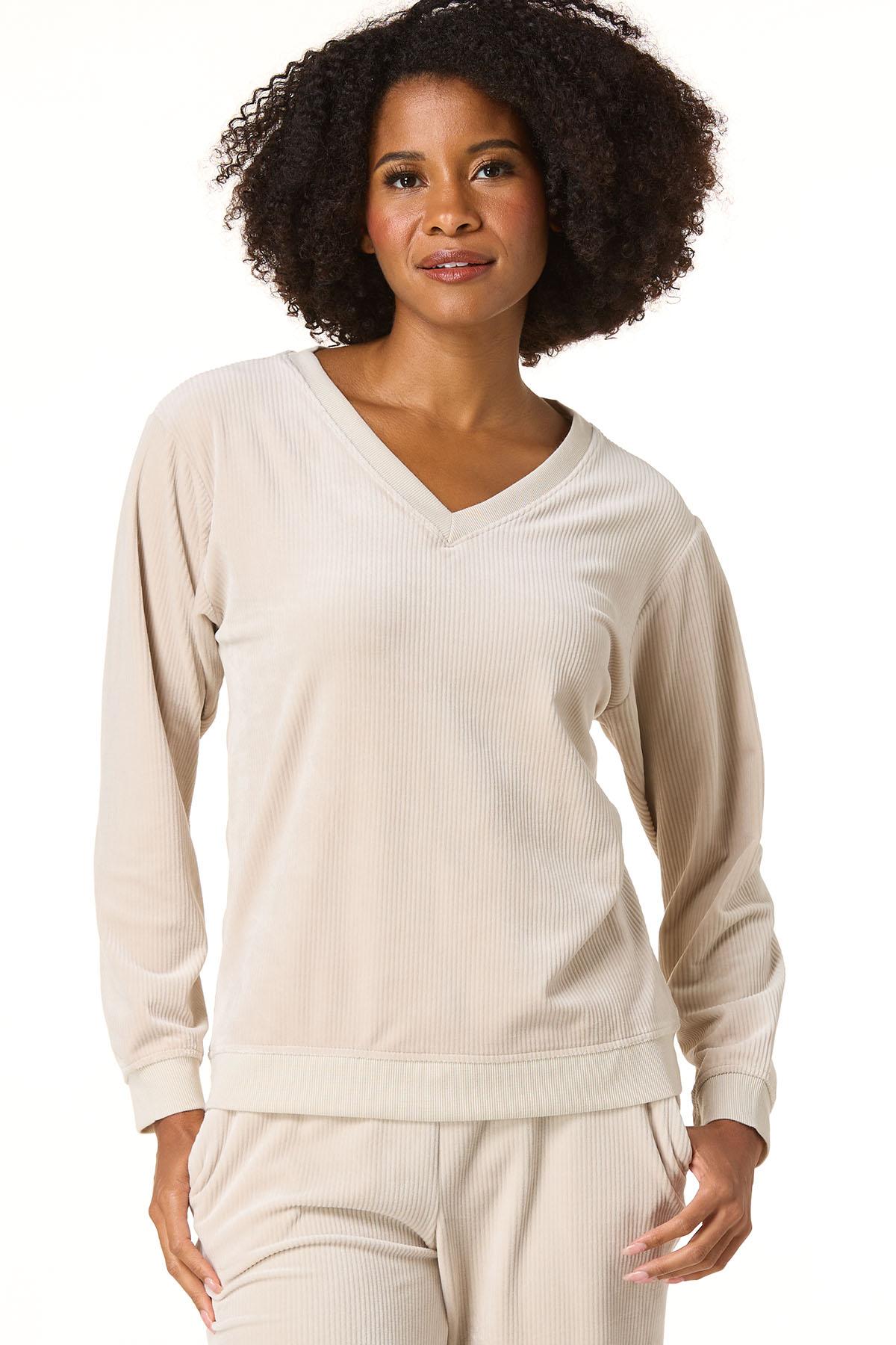 Cato Fashions | Cato Corded Velour Top