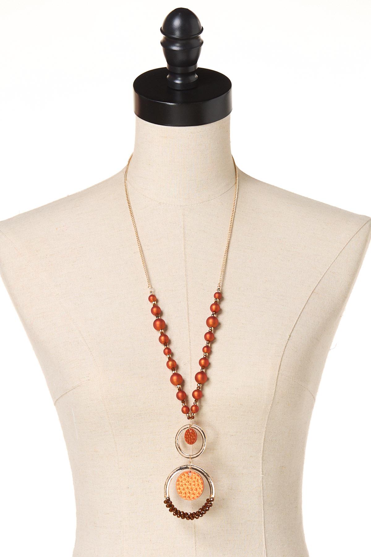 Cato Fashions | Cato Rubber Circle Ball Necklace And Earring Set