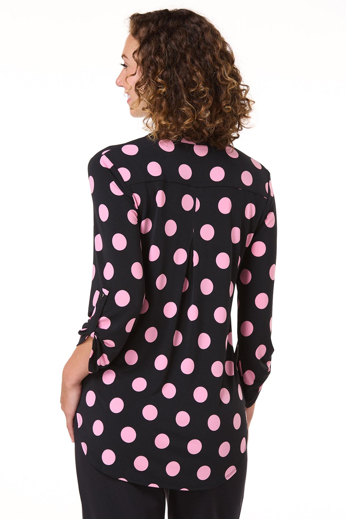 トップス ekka. POLYPLOID TACOMAFUJIRECORDS Cato Fashions | Cato Plus Size Lace Up Polka Dot Top