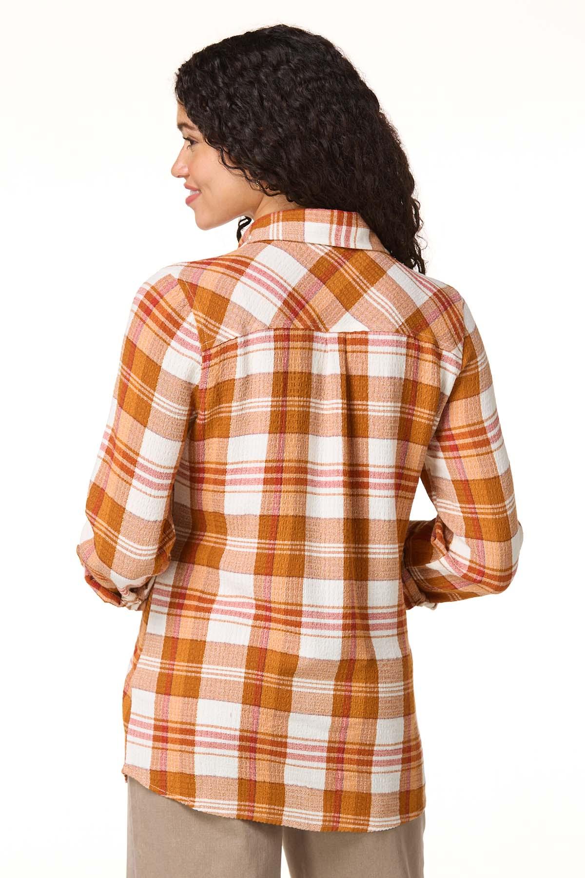 Cato Fashions | Cato Check Snap Front Shirt
