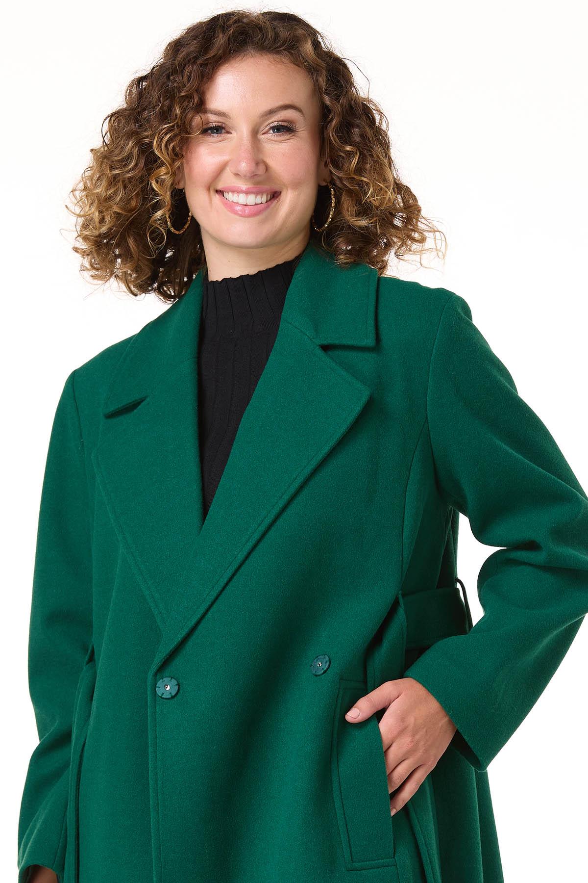 Cato Fashions | Cato Tie Waist Collared Coat