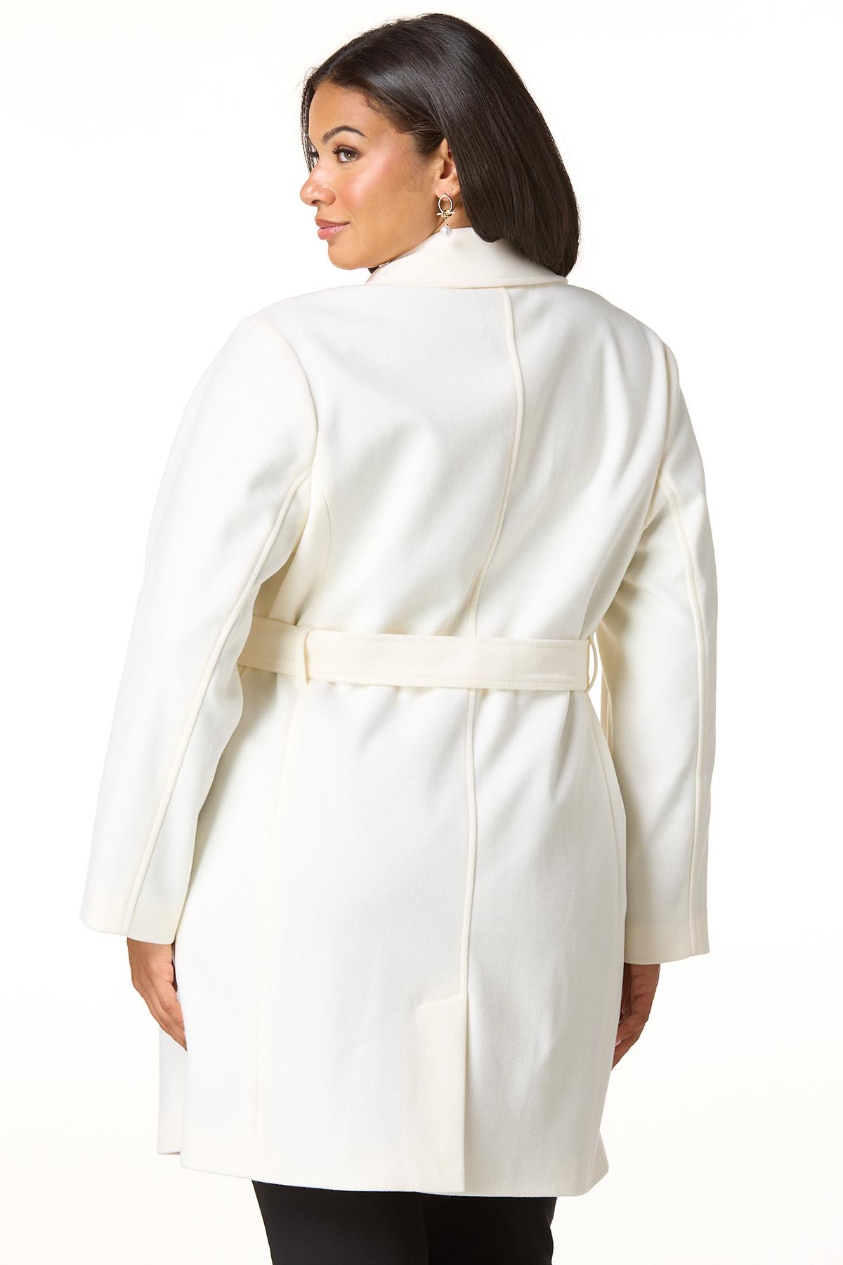  Cato Fashions | Cato Plus Size Tie Waist Collared Coat