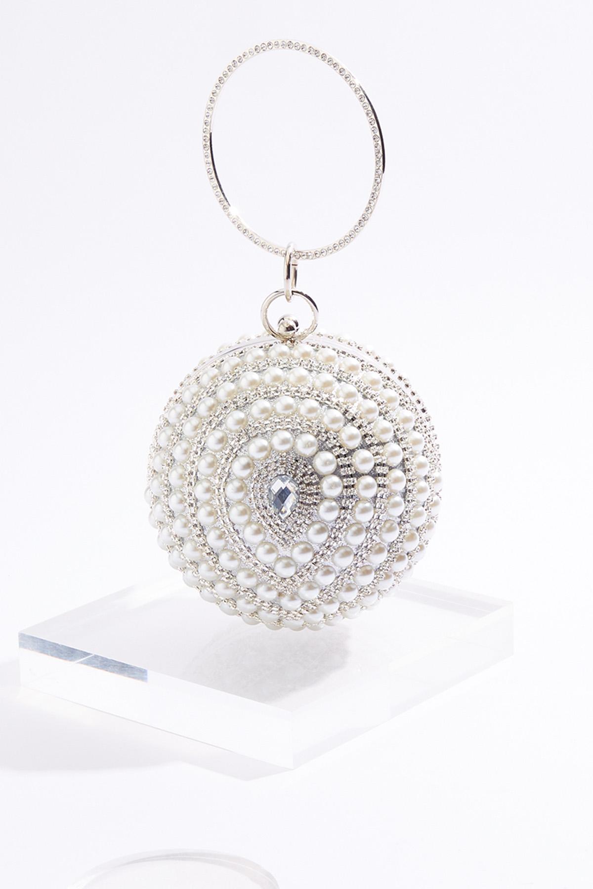 Cato Fashions | Cato Pearl Rhinestone Sphere Wristlet