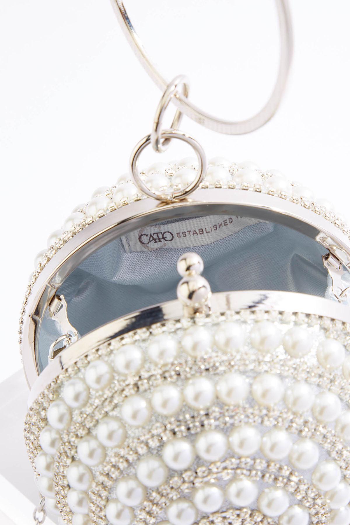 Cato Fashions | Cato Pearl Rhinestone Sphere Wristlet