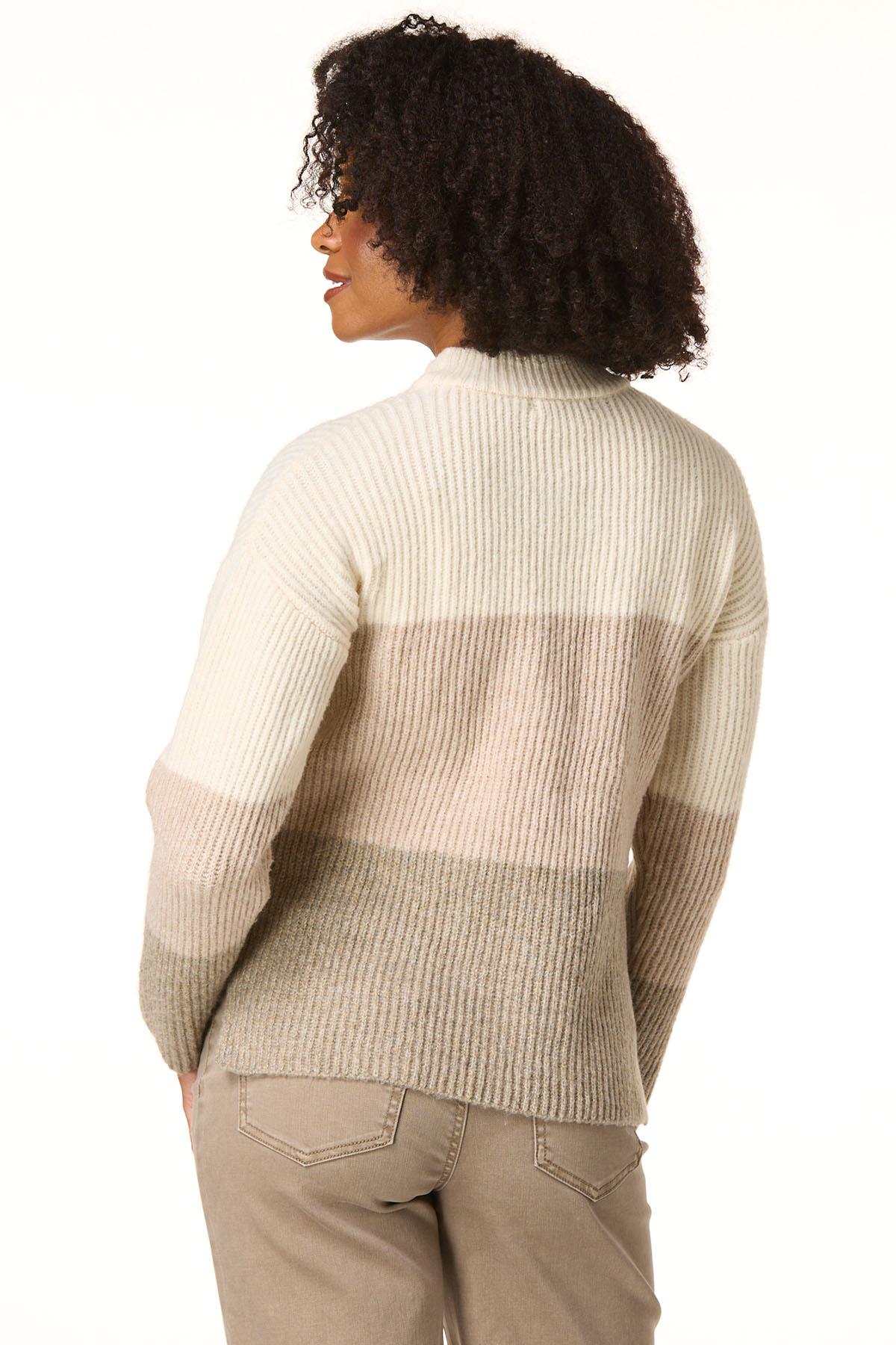 Cato Fashions | Cato Mock Neck Colorblock Sweater