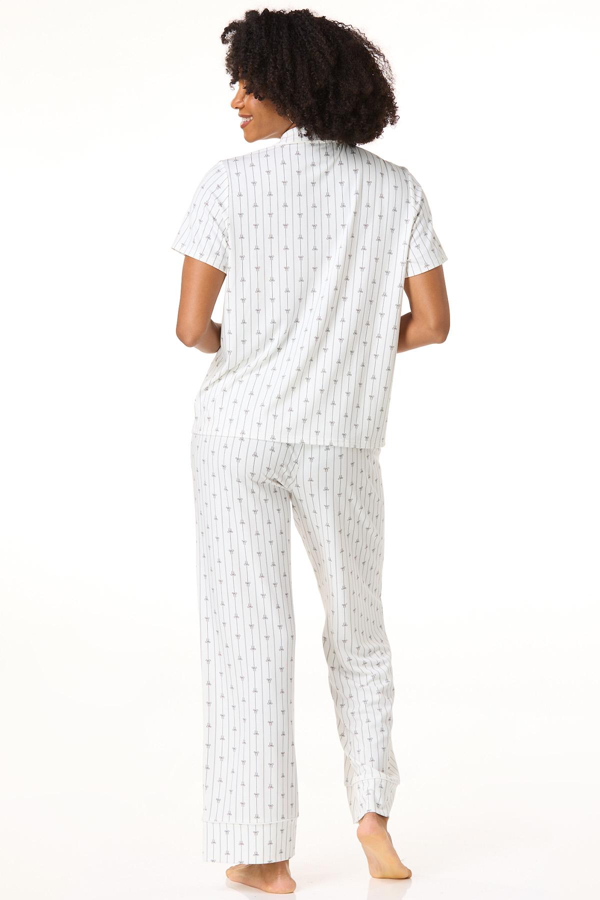 Cato Fashions | Cato Bow Stripes Sleep Set