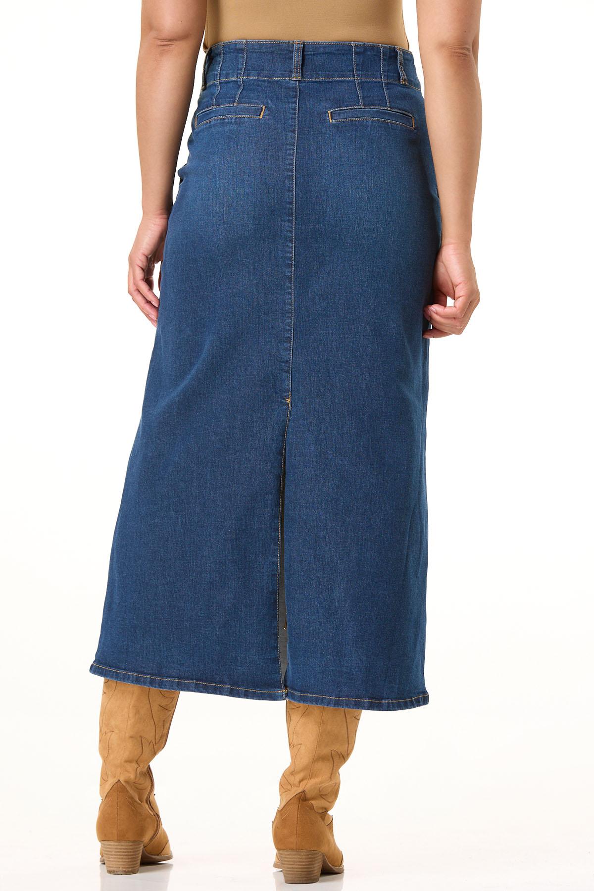  Cato Fashions | Cato Contrast Stitch Denim Skirt