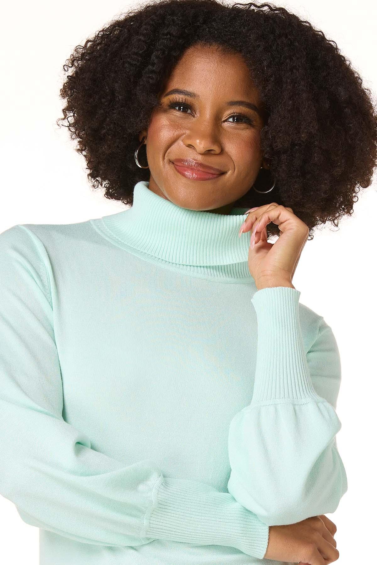 Cato Fashions | Cato Solid Turtleneck Sweater