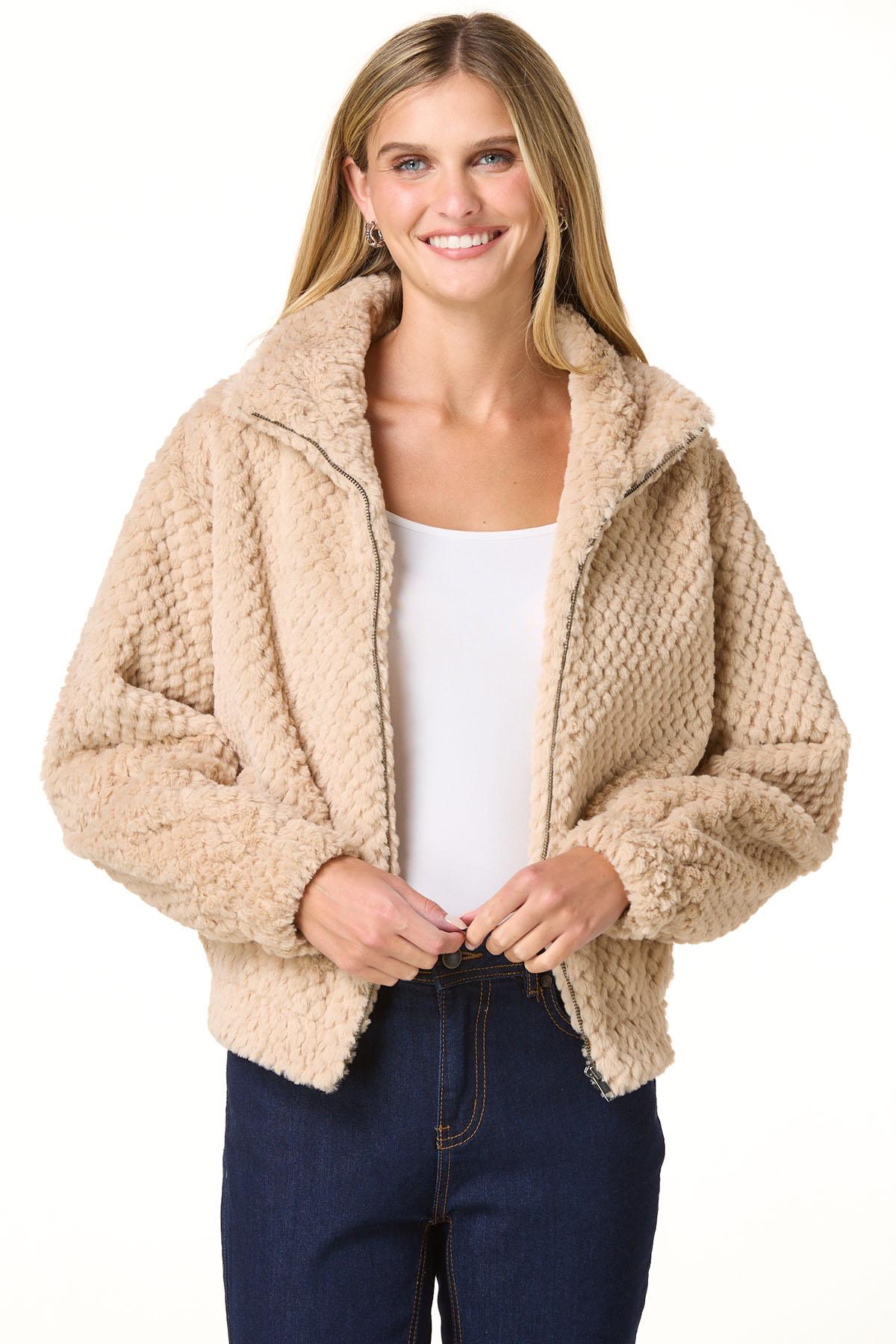 ジャケット・アウター cato Cato Fashions | Cato Textured Fur Coat