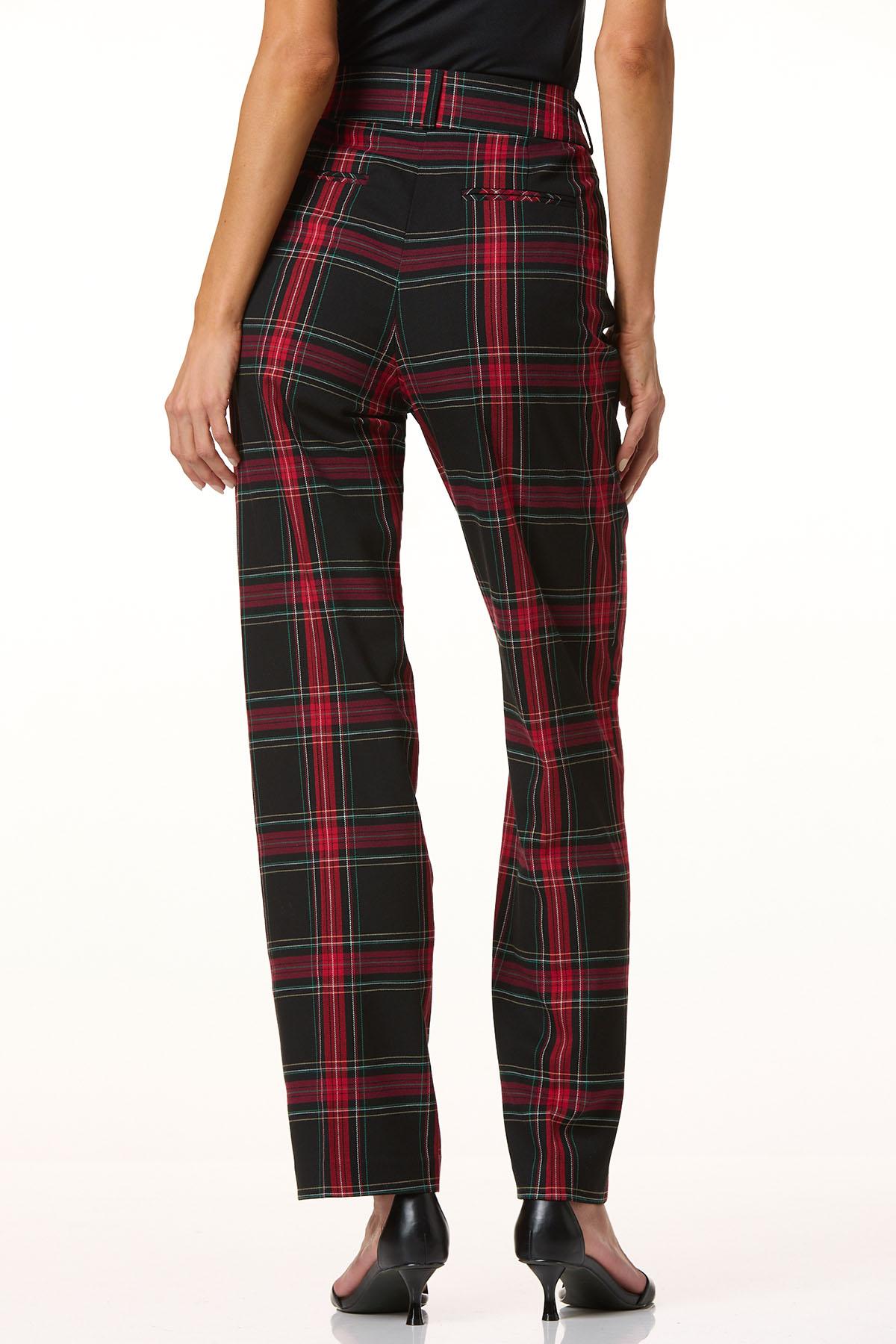 Cato Fashions | Cato Red Plaid Trousers