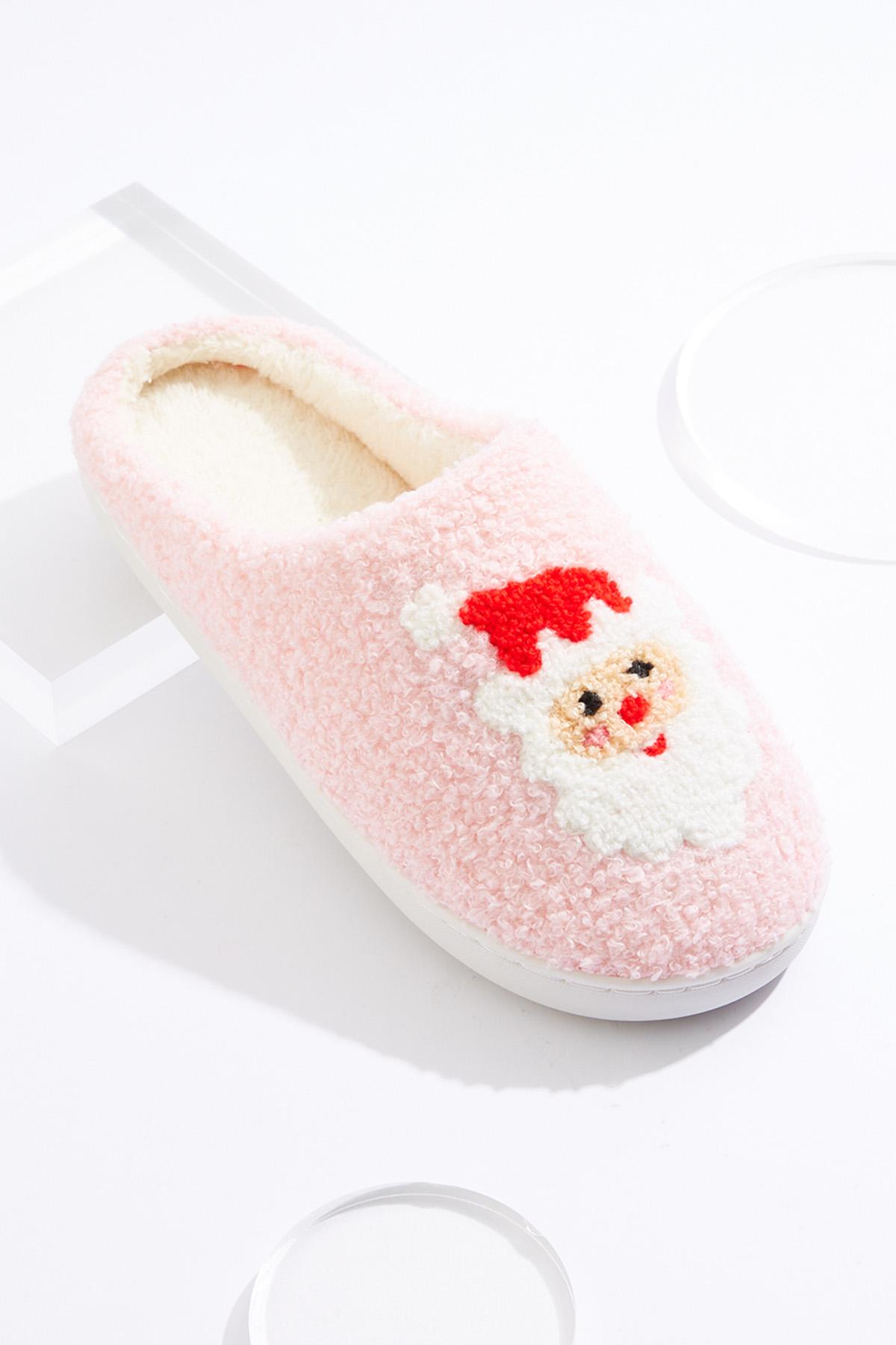 Cato Fashions | Cato Santa Pink Fuzzy Slippers