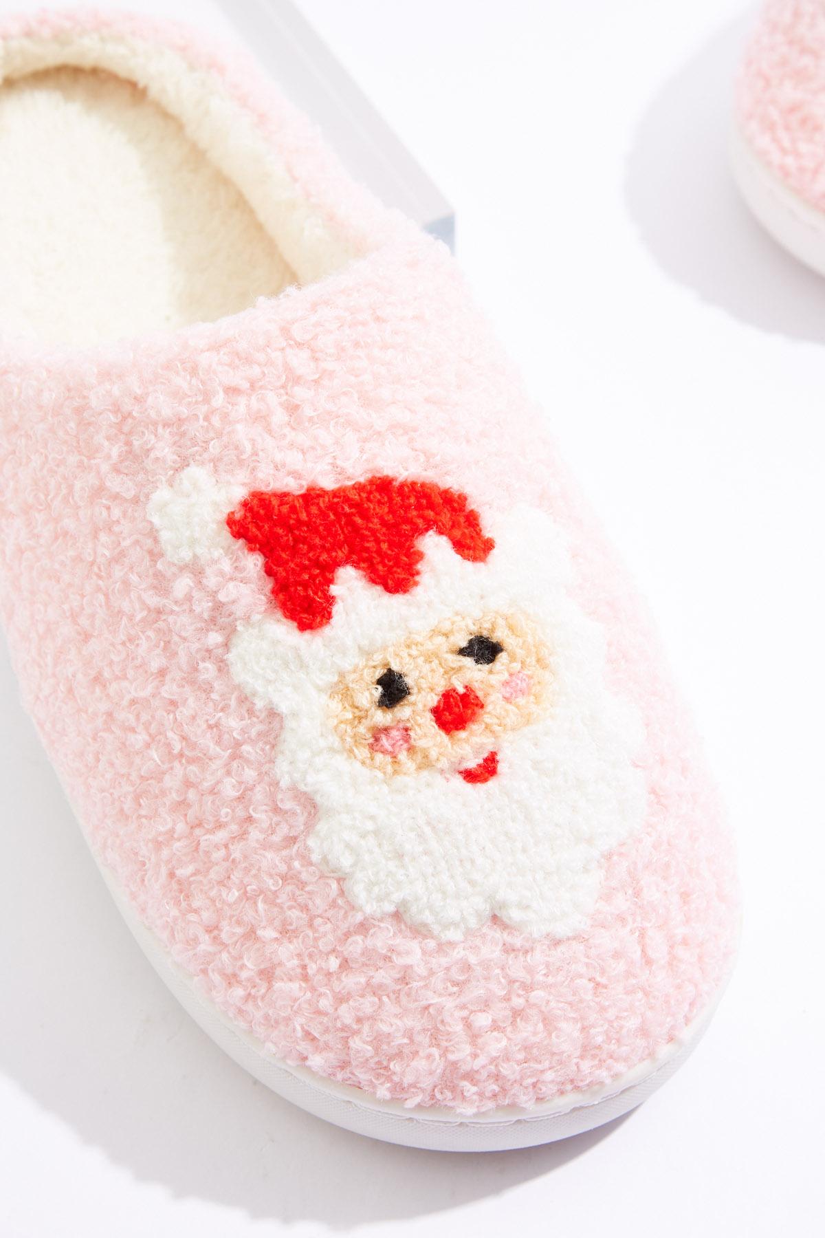 Cato Fashions | Cato Santa Pink Fuzzy Slippers